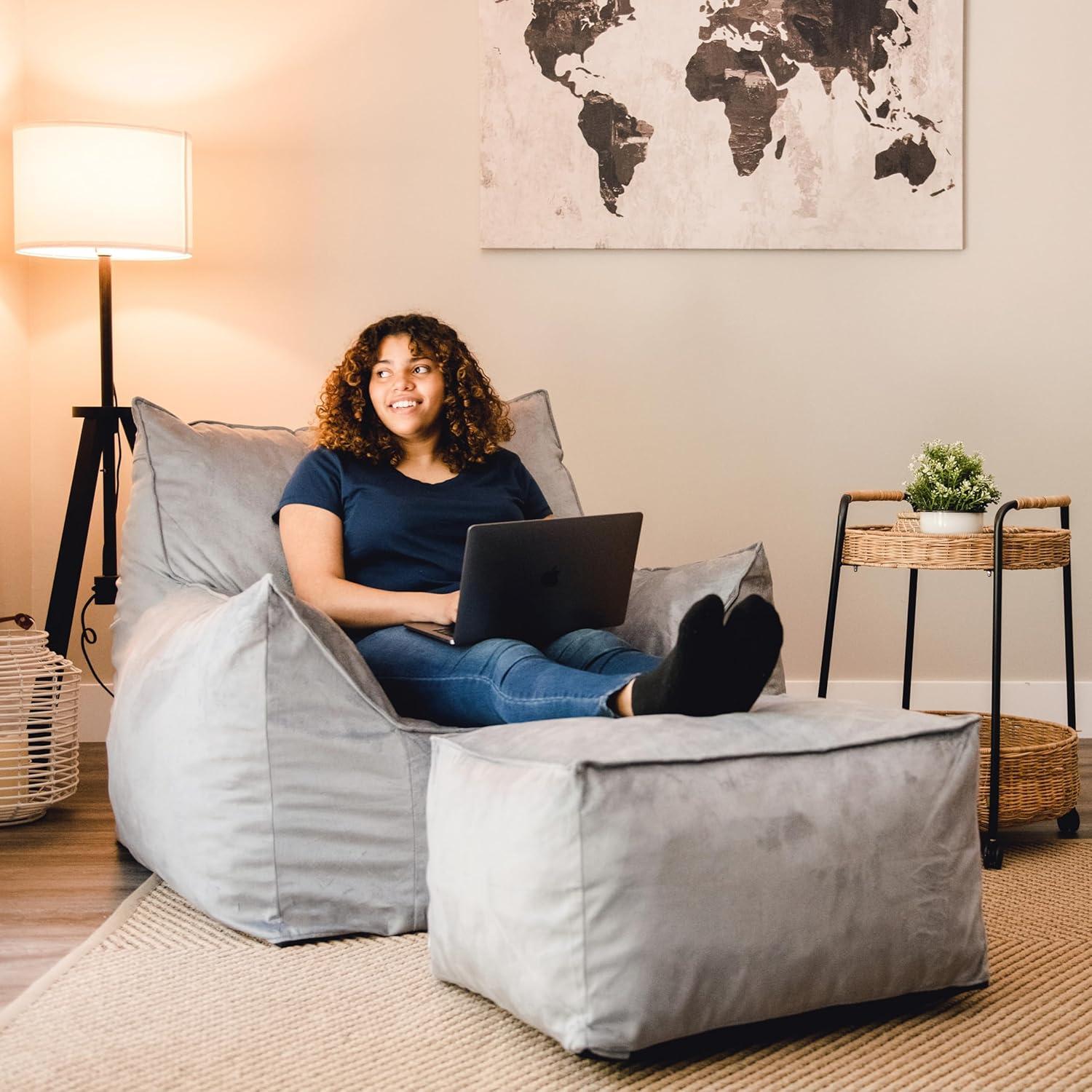 Big Joe 24.5'' Wide Rectangle Pouf Ottoman & Reviews | Wayfair
