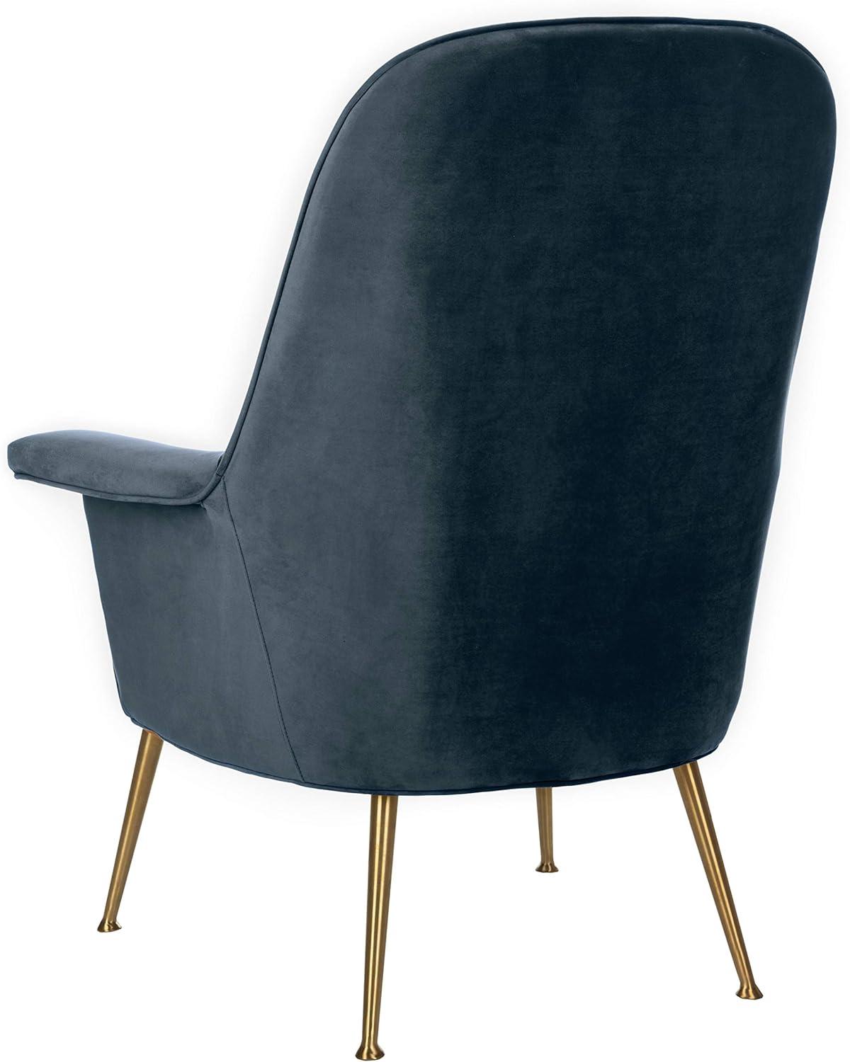 Everly Quinn Velvet Armchair