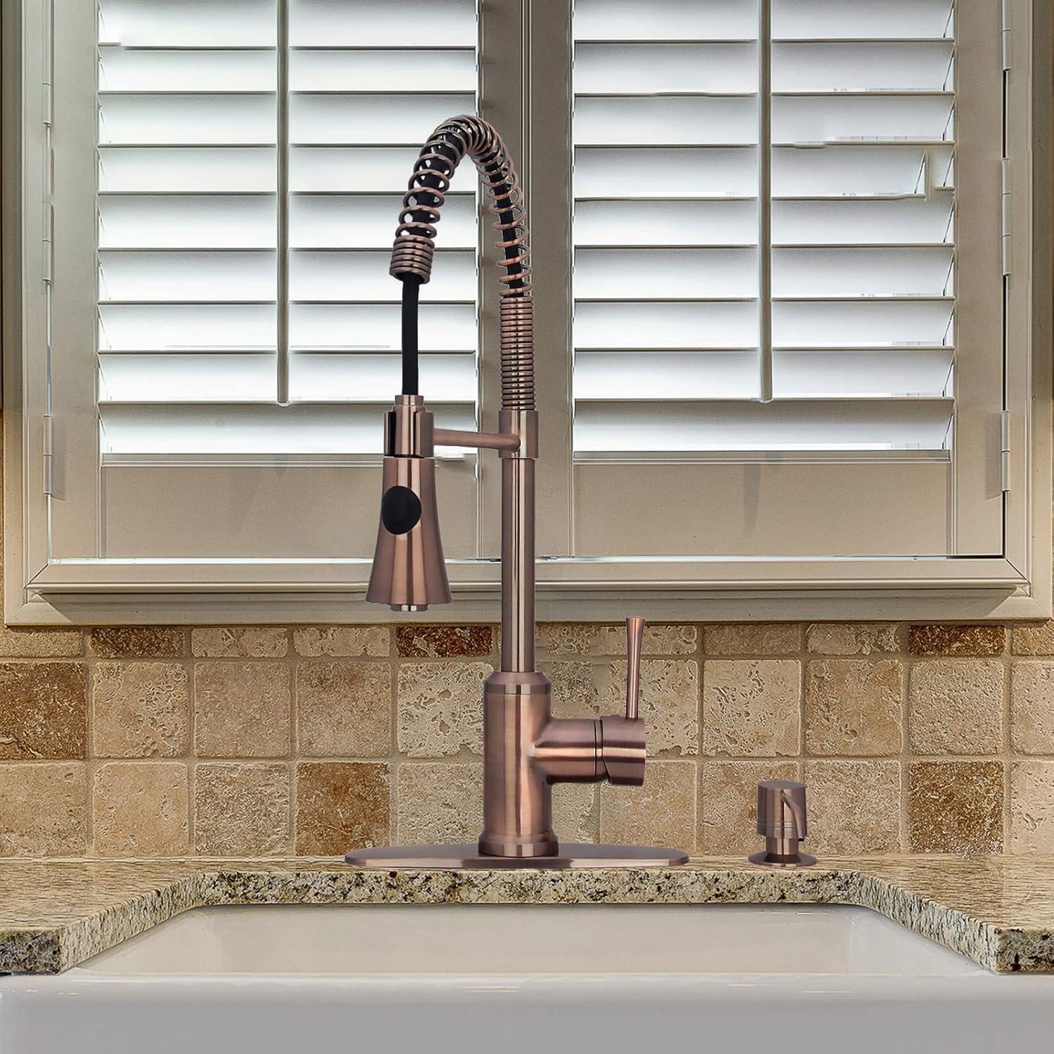 Pull Down Single Handle Kitchen Faucet