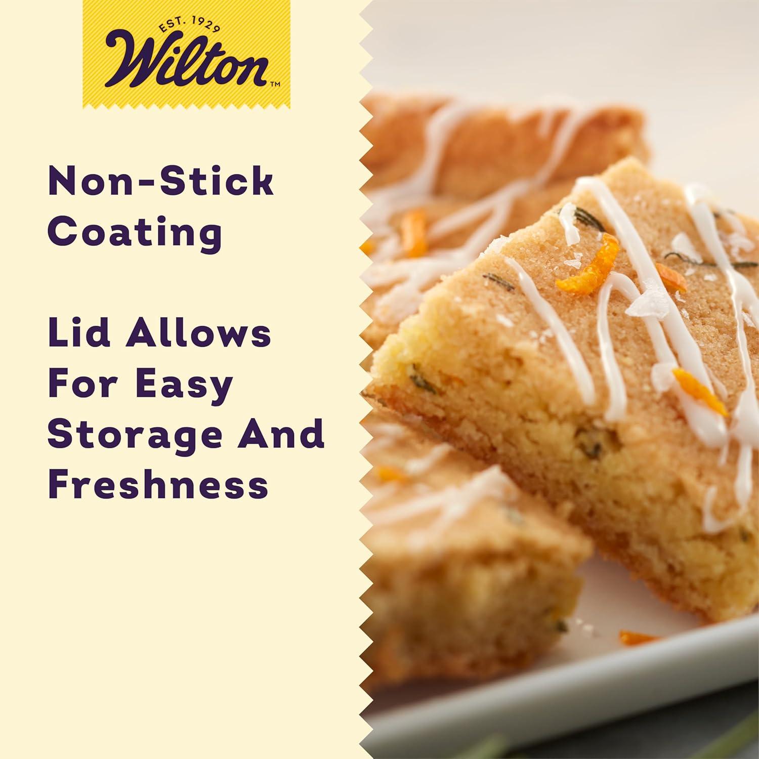 Wilton Wilton 191003187 Recipe Right Non Stick Covered Cake Pan, 13" X 9"