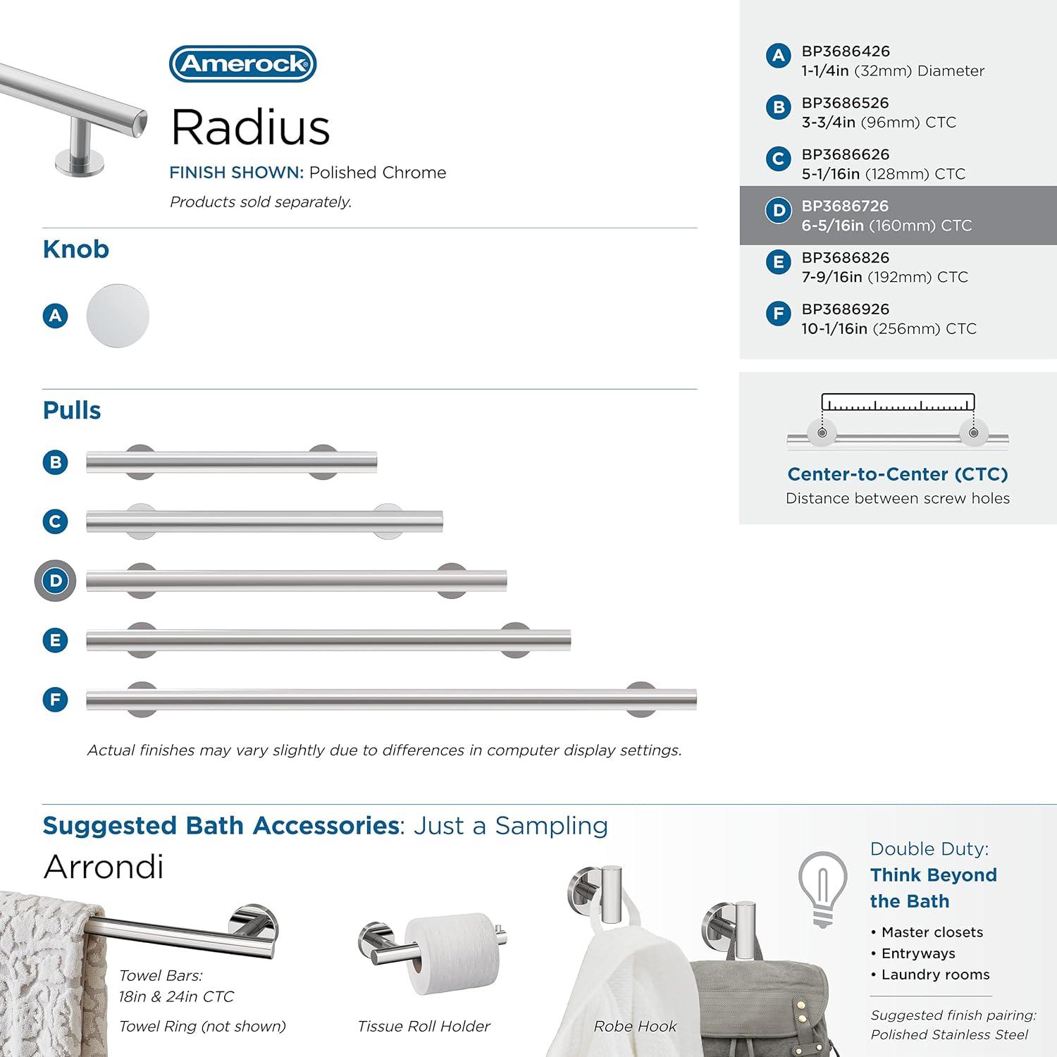 Amerock Radius Cabinet or Drawer Pull