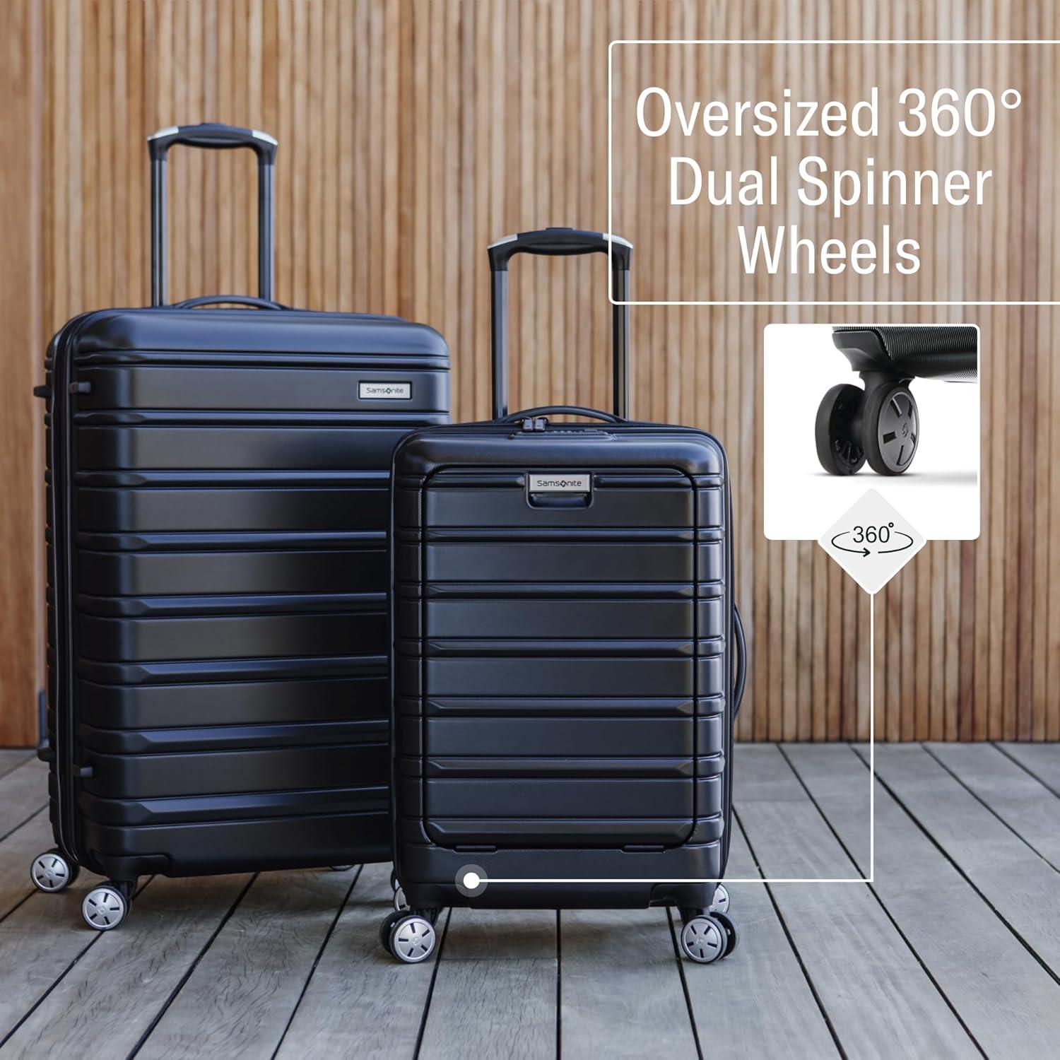Samsonite 20" 3 Piece Hardside Spinner Carry On Luggage Set, Nova Teal
