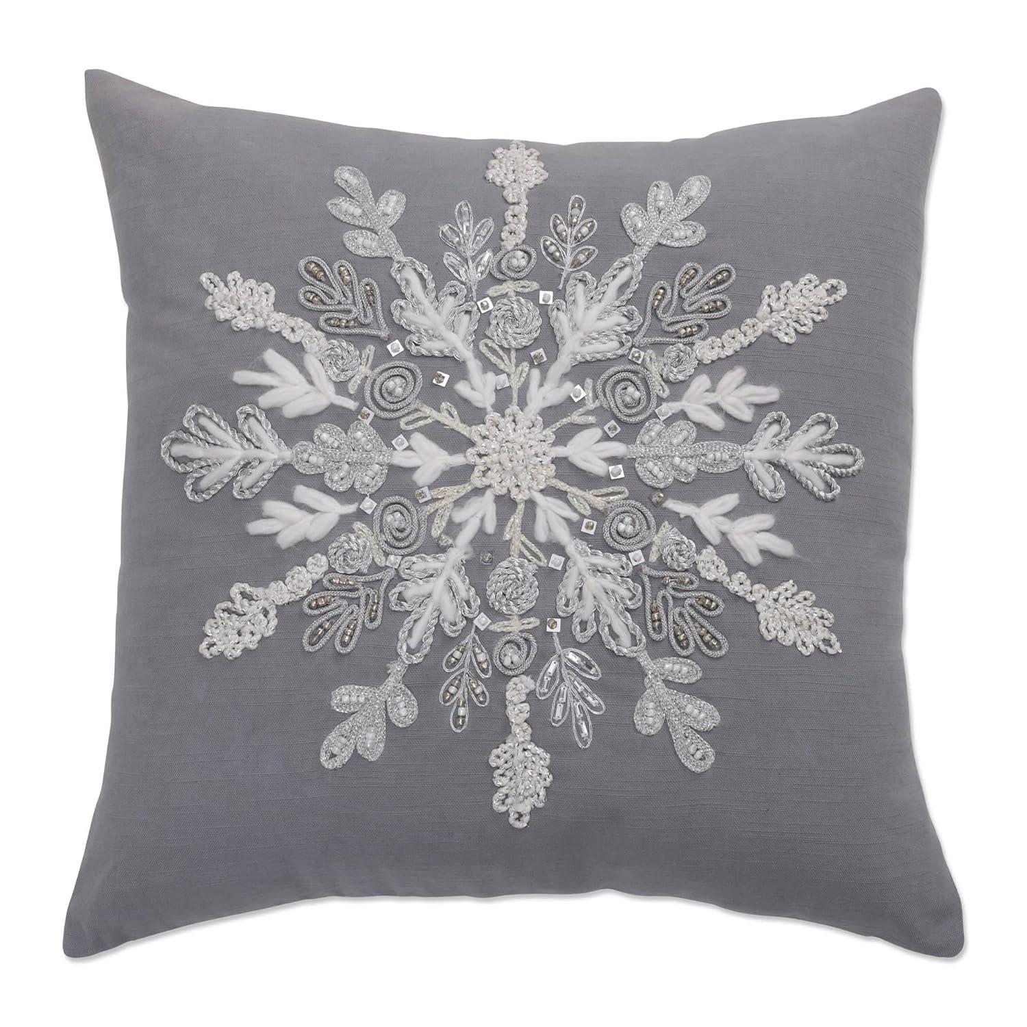 Pillow Perfect Floral Reversible Throw Pillow