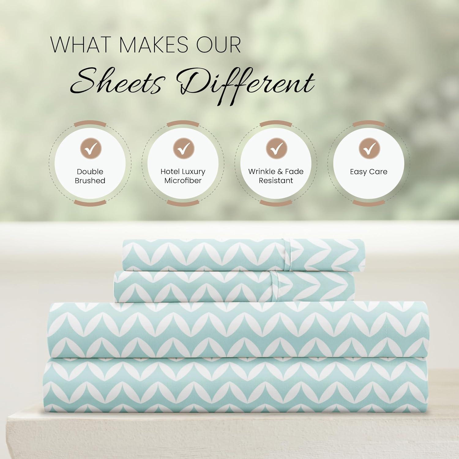 Simply Soft Chevron Geo Pattern Sheet Set