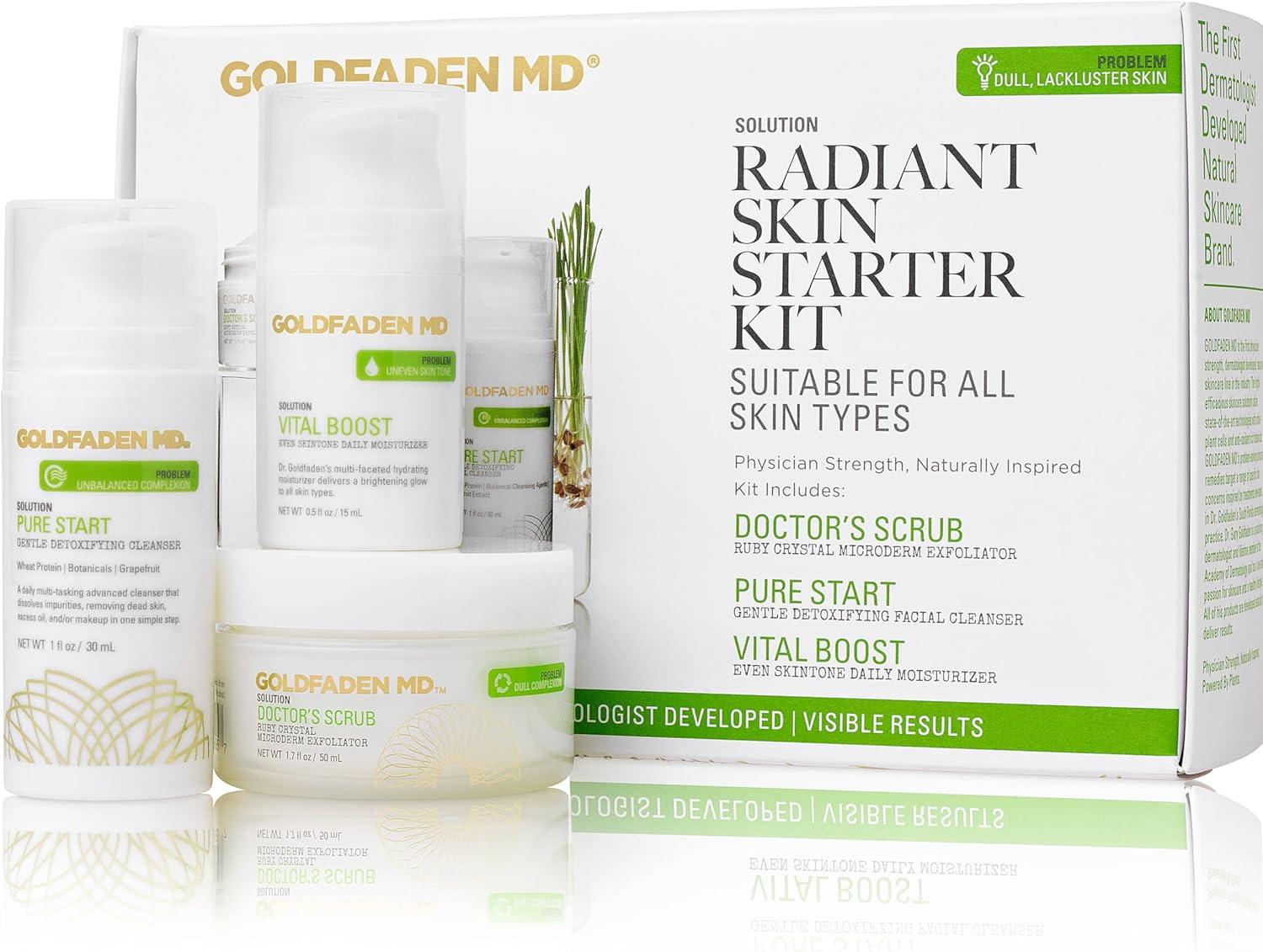 Goldfaden MD Radiant Skin Renewal Starter Kit with Ruby Crystals