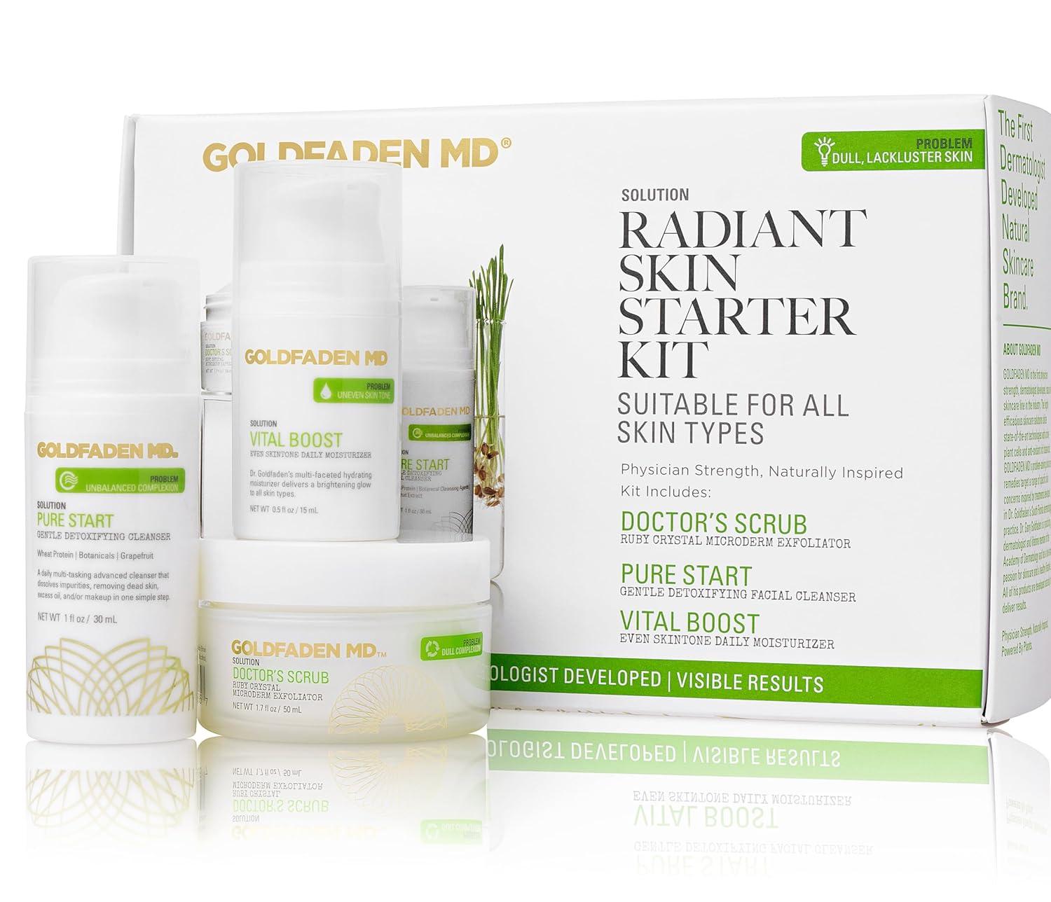 Goldfaden MD Radiant Skin Renewal Starter Kit with Ruby Crystals