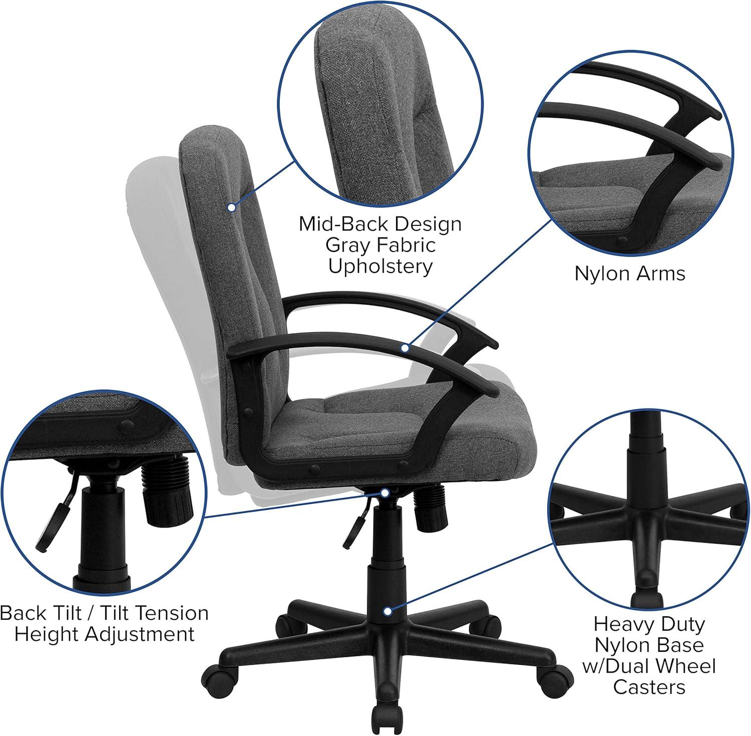 Executive Swivel Office Chair Gray - Flash Furniture