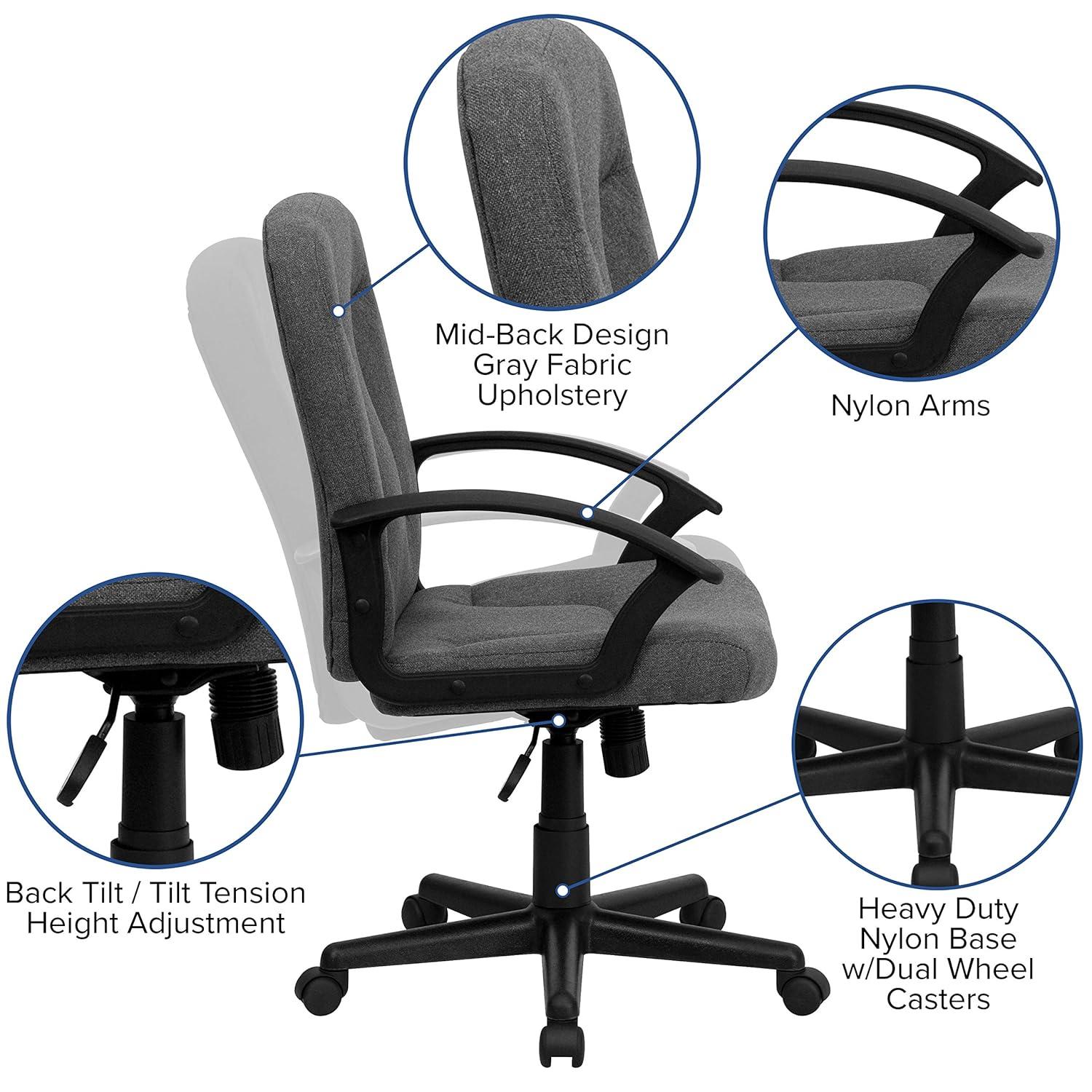 Executive Swivel Office Chair Gray - Flash Furniture