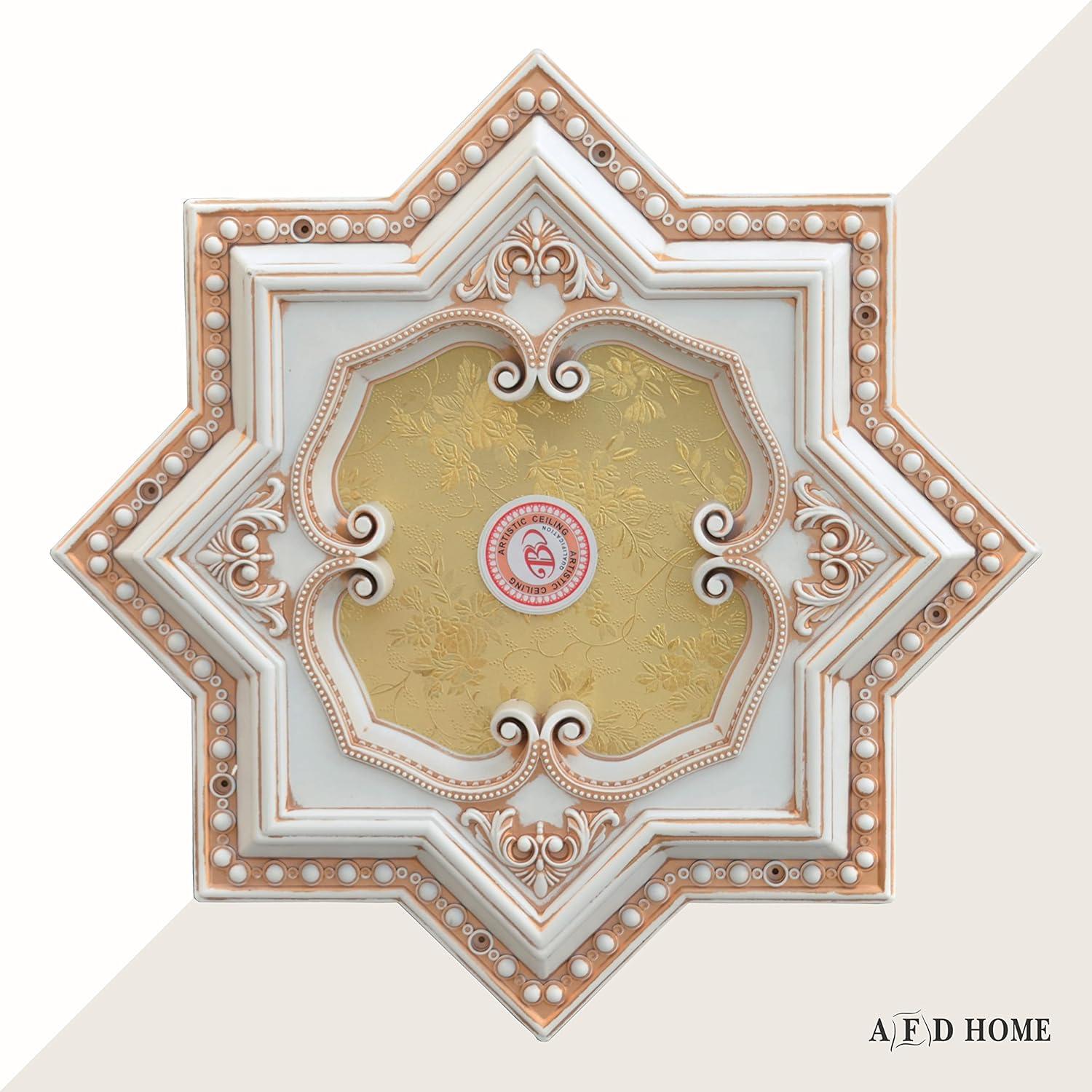 Star Chandelier Ceiling Medallion