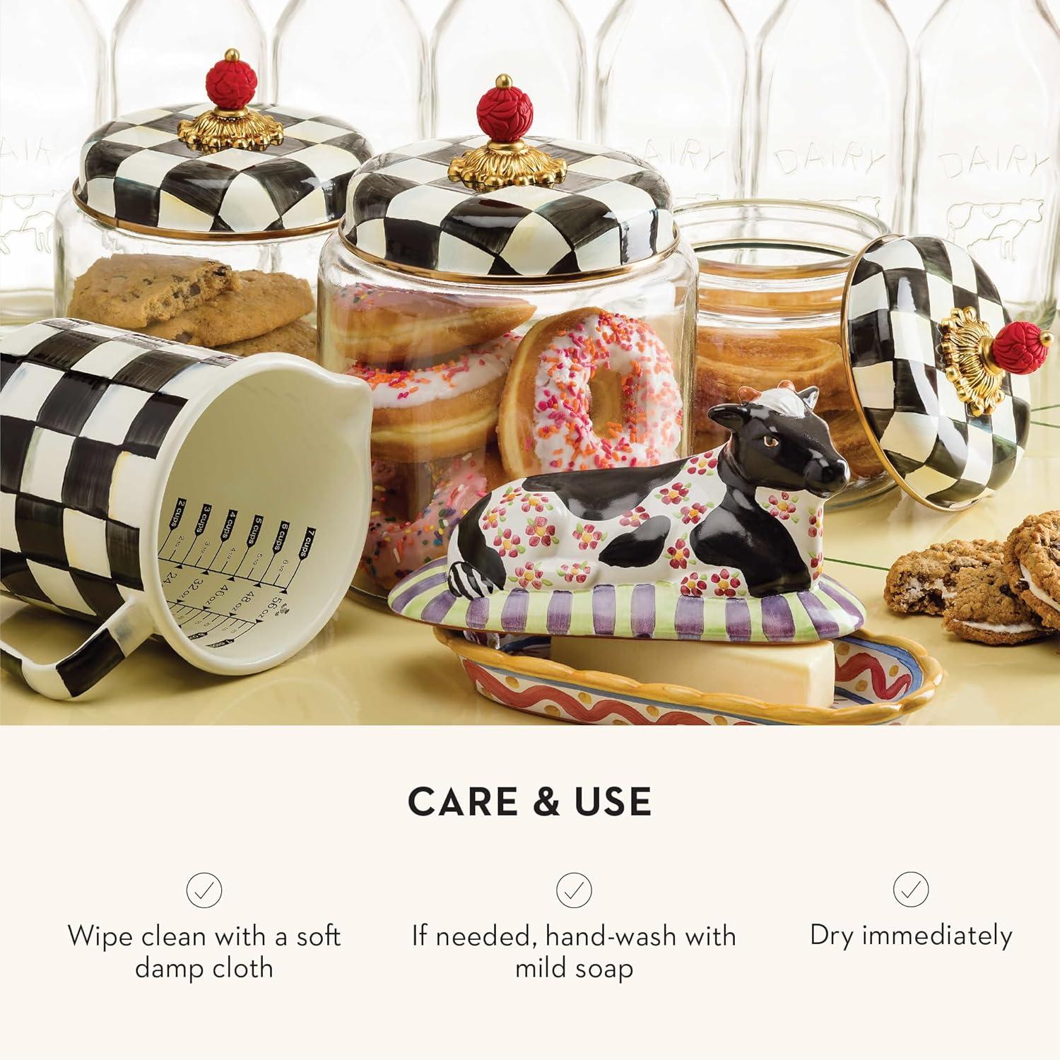 MacKenzie-Childs Courtly Check® Kitchen Canister