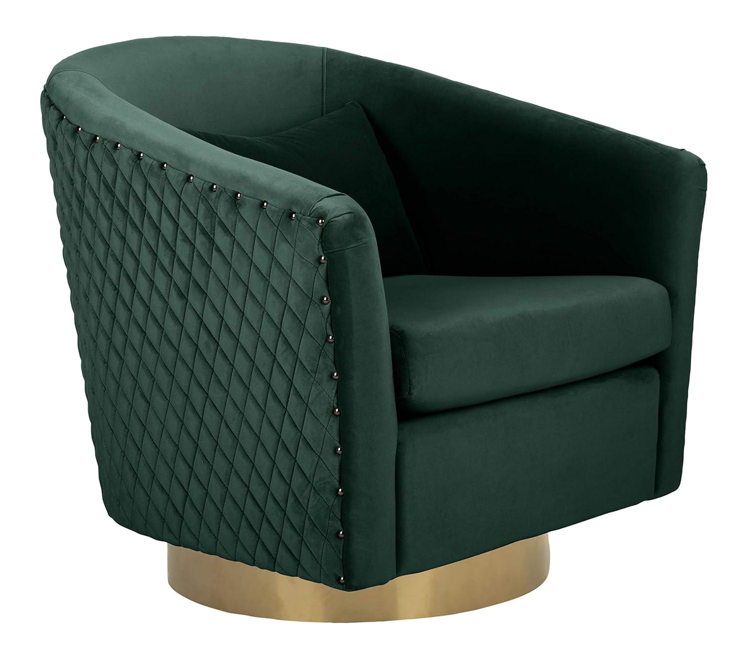 Skye Upholstered Swivel Barrel Chair