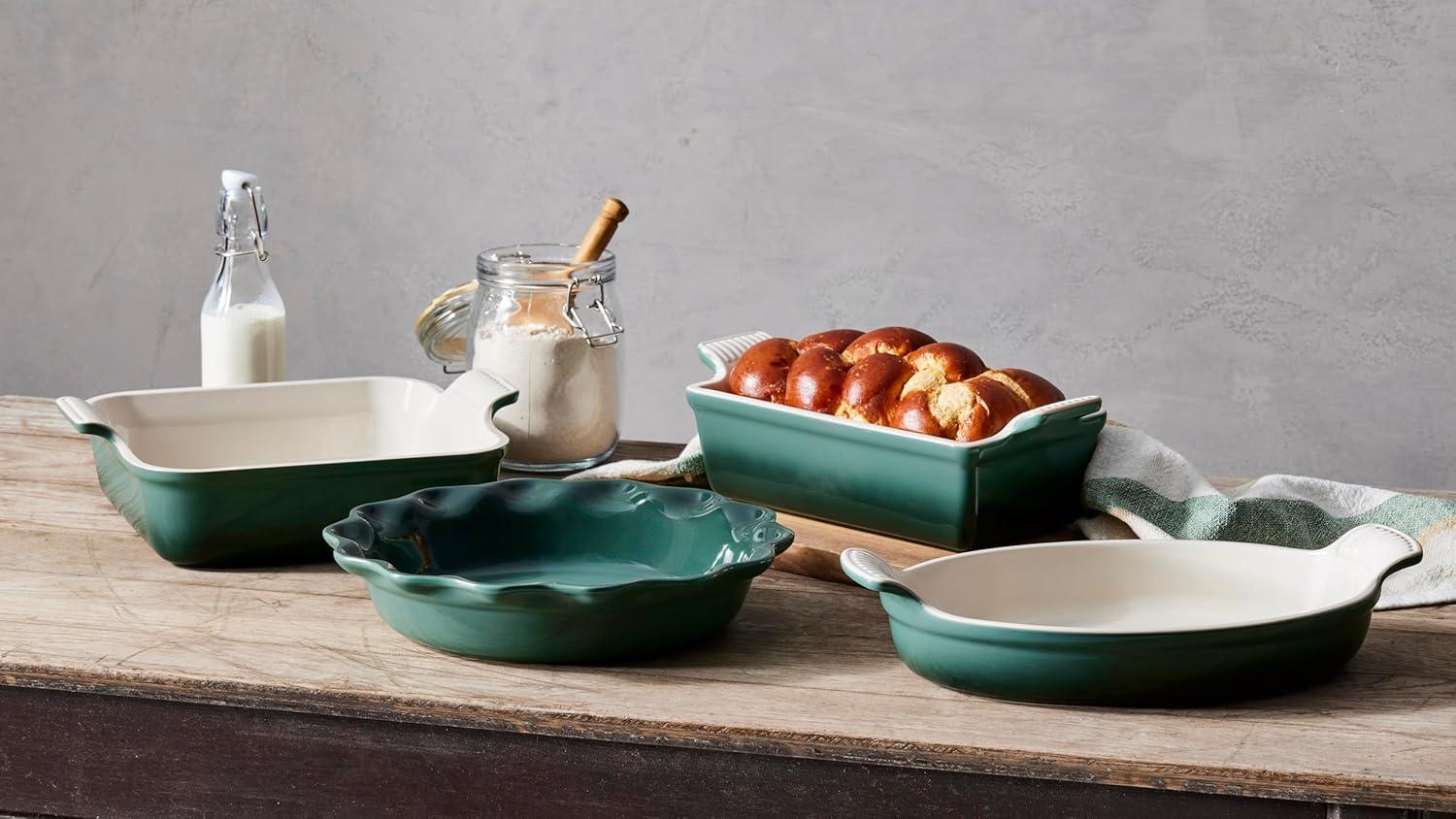 Le Creuset Stoneware 4 Piece Heritage Bakeware Set