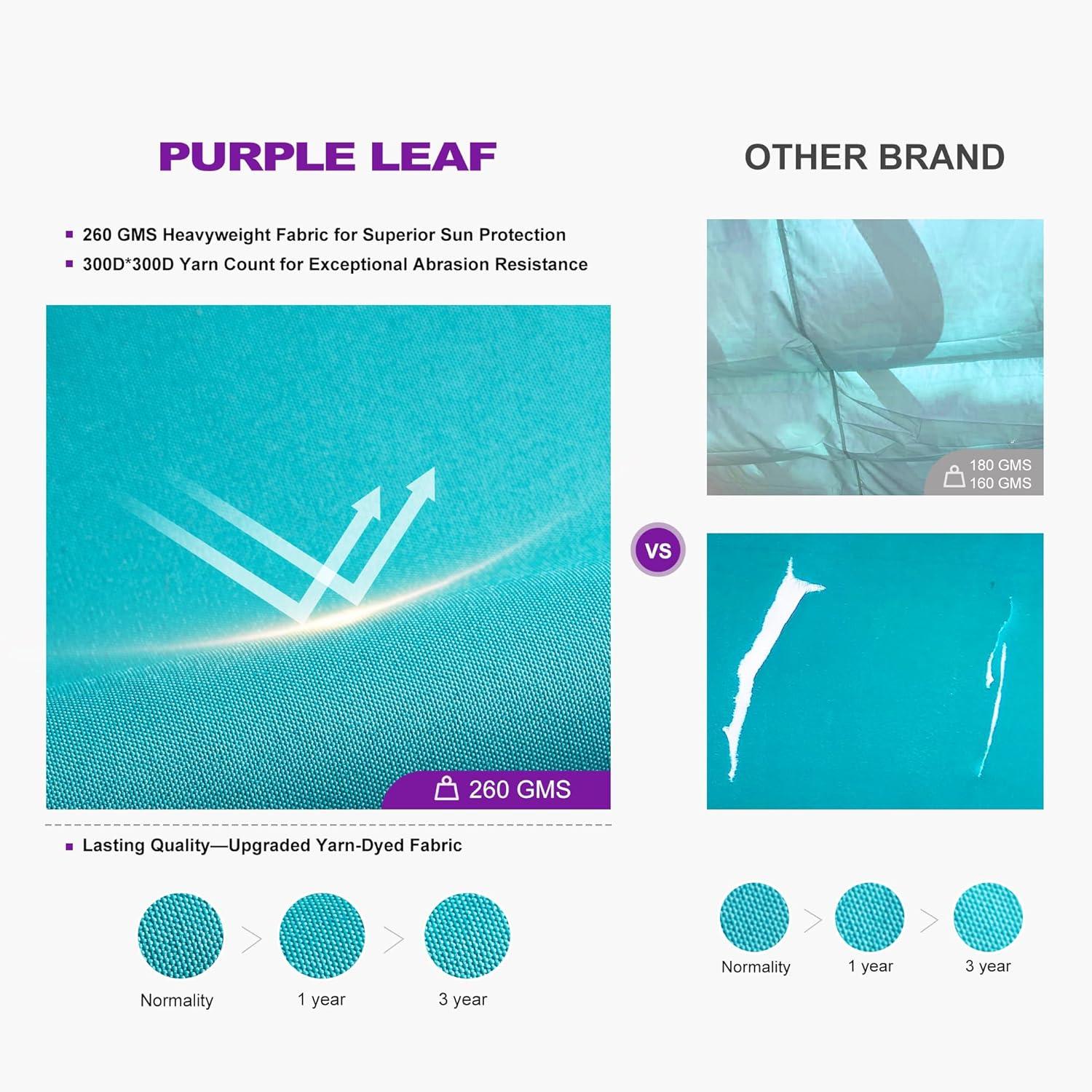 Purple Leaf 13 Ft. W X 9.5 Ft. D Aluminum Pergola with Canopy