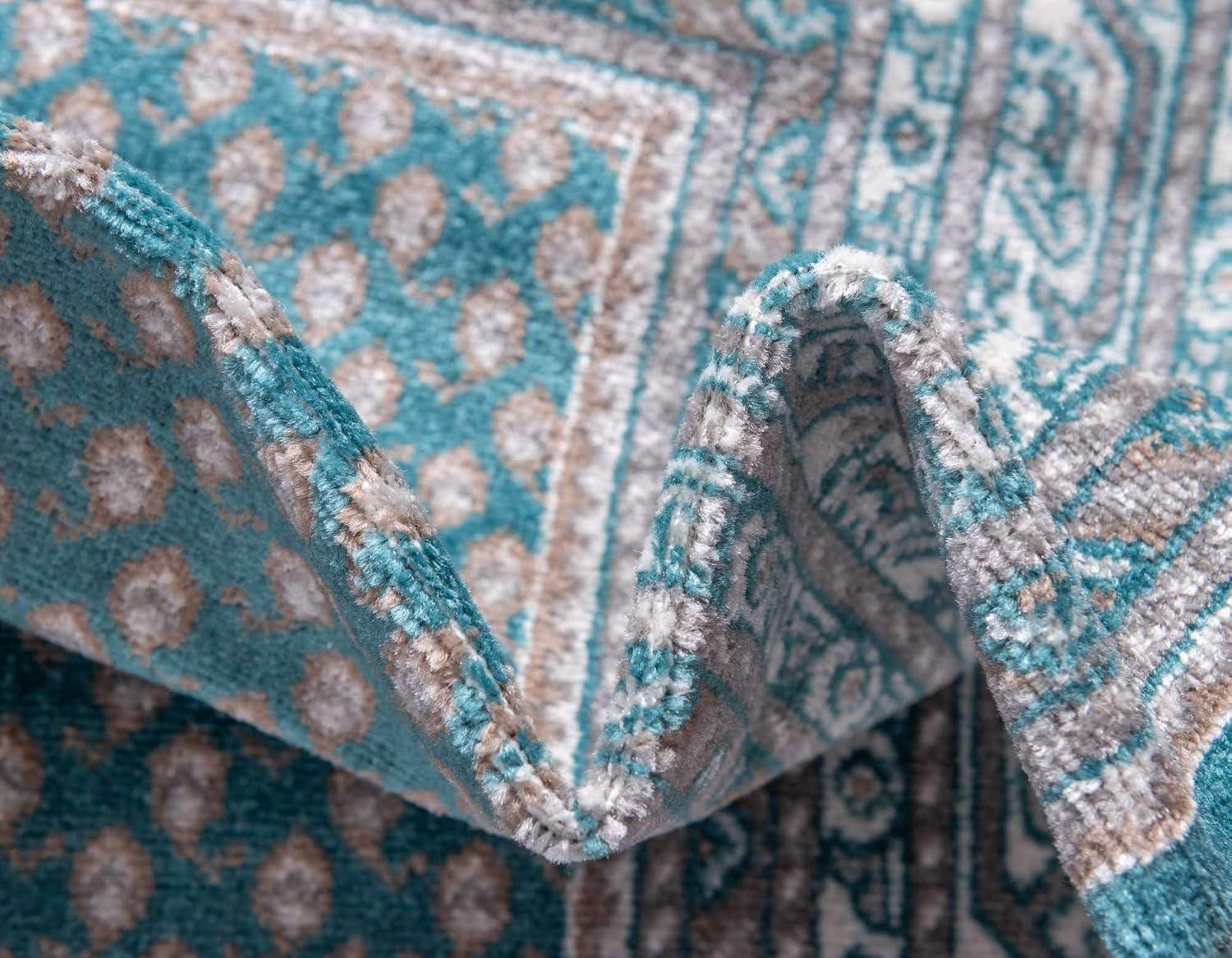 RugPal Wingate Turquoise Area Rug