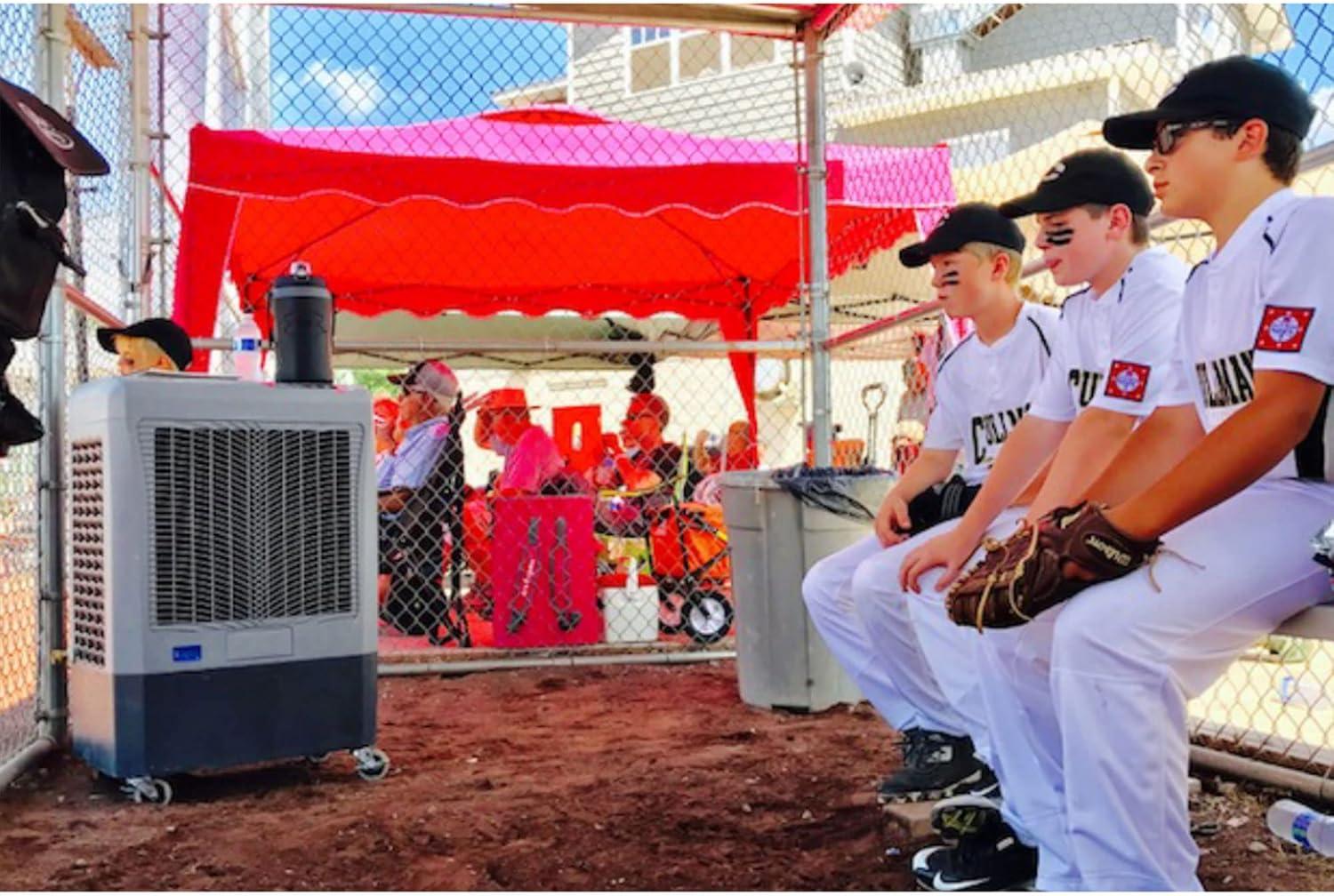 Hessaire Portable 950 Sq. Ft. Evaporative Cooler Humidifier for Outdoor Use Only