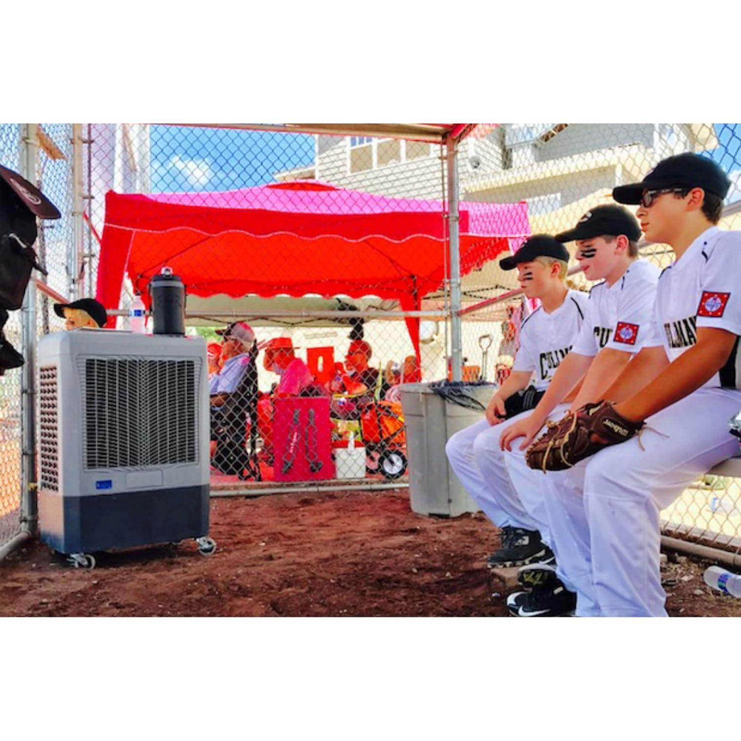 Hessaire Portable 950 Sq. Ft. Evaporative Cooler Humidifier for Outdoor Use Only