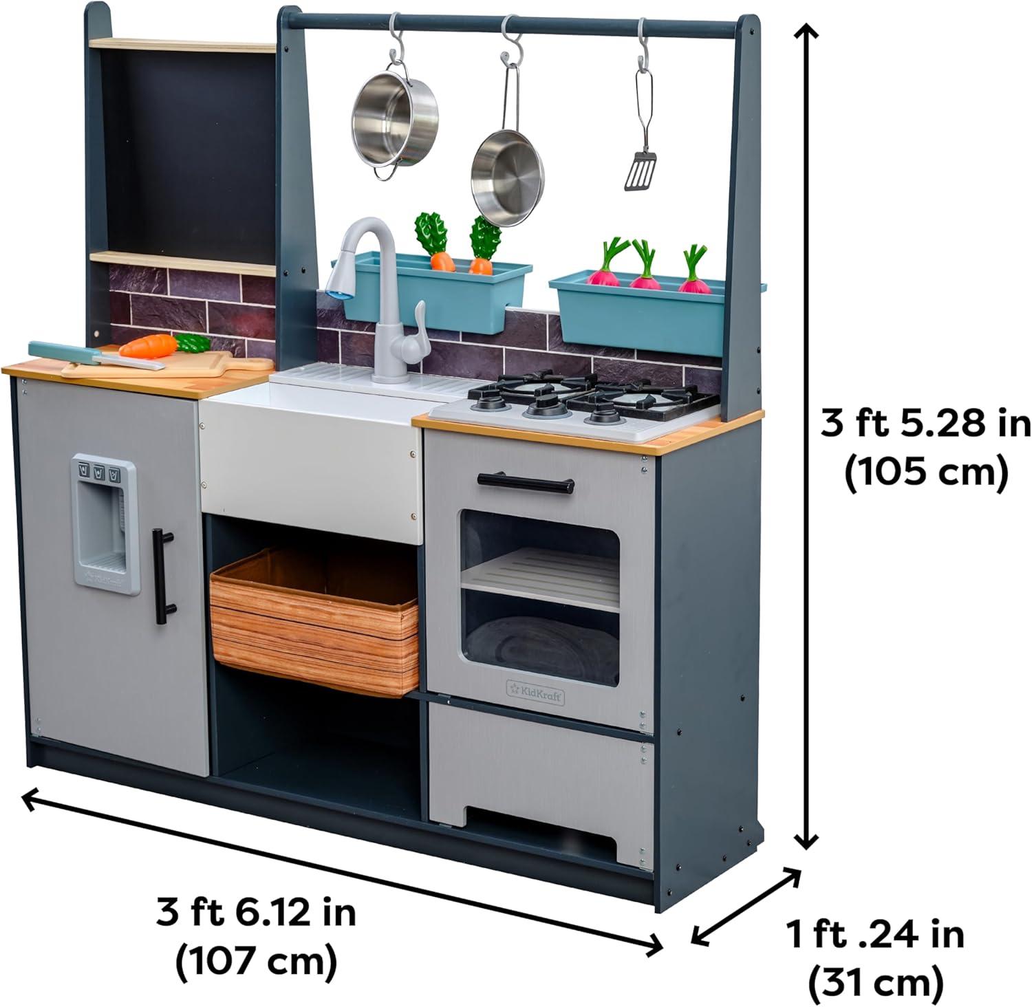 KidKraft Farm to Table Play Kitchen with EZ Kraft Assemblyâ¢