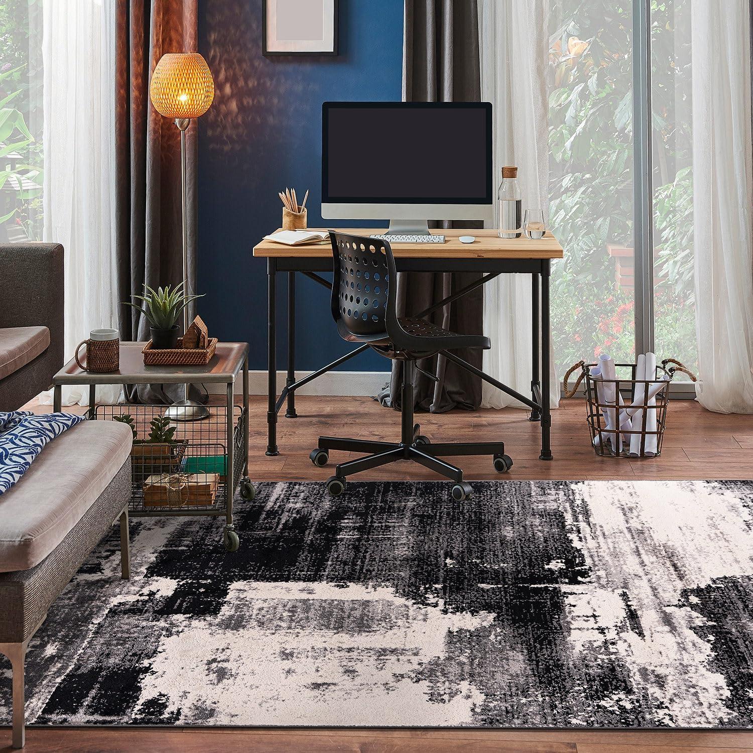 World Rug Gallery Modern Abstract Design Area Rug