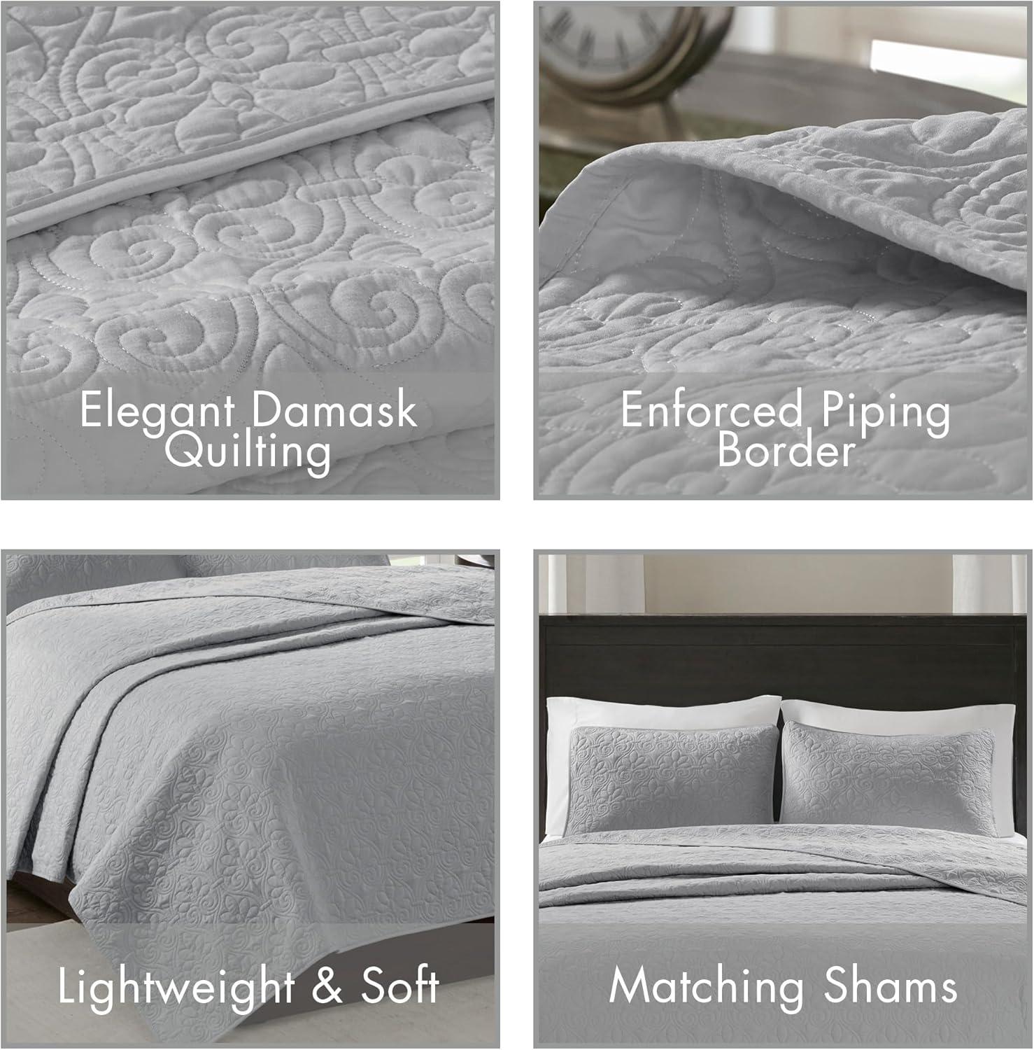 Madison Park Quebec Reversible Quilt Set