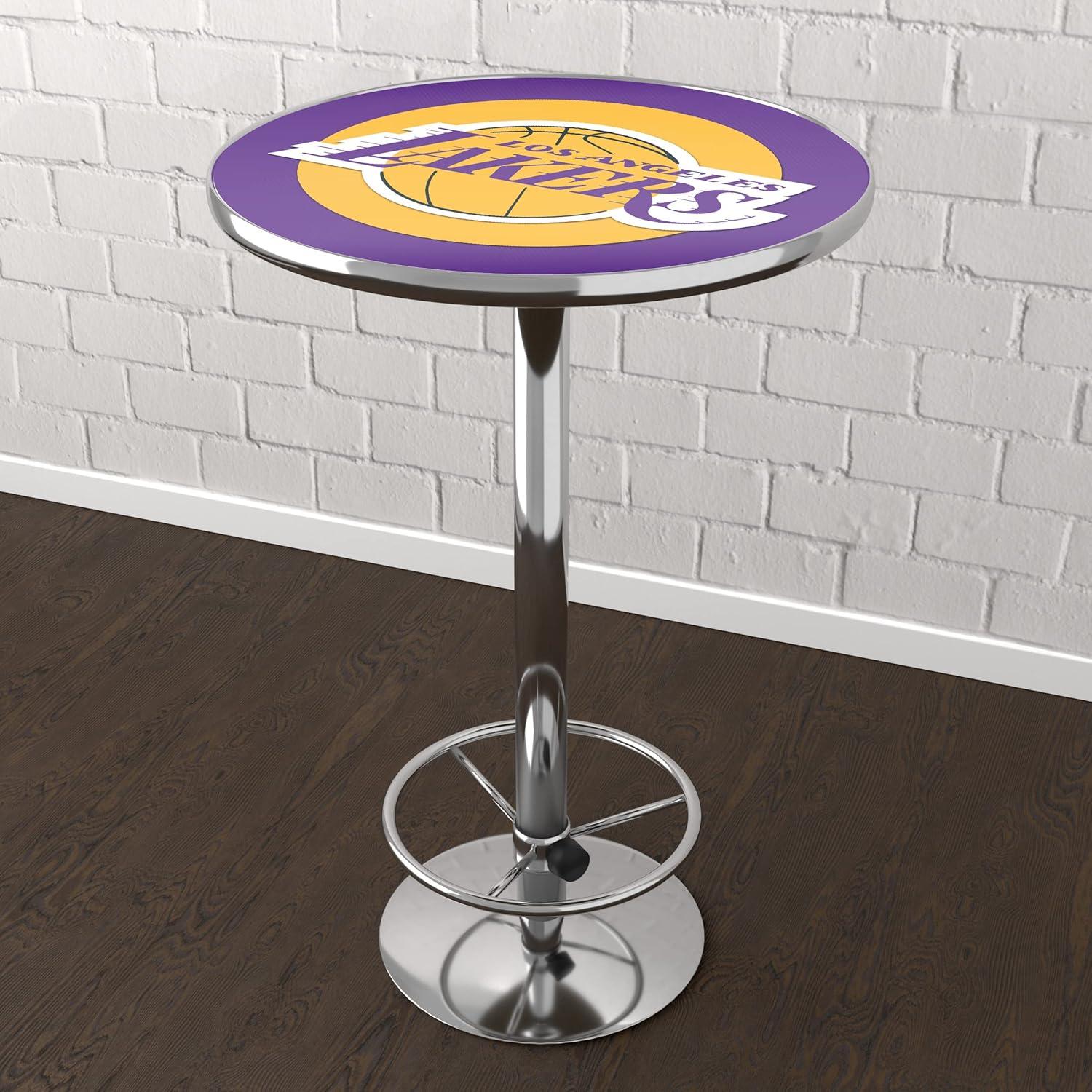 Trademark Global Round Metal Base Dining Table