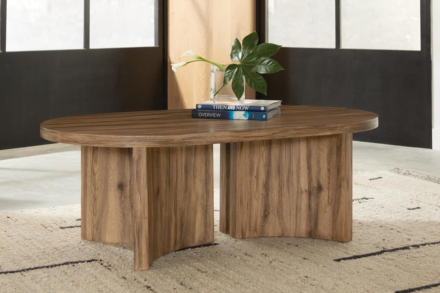 Signature Design by Ashley Austanny Coffee Table, Warm Brown