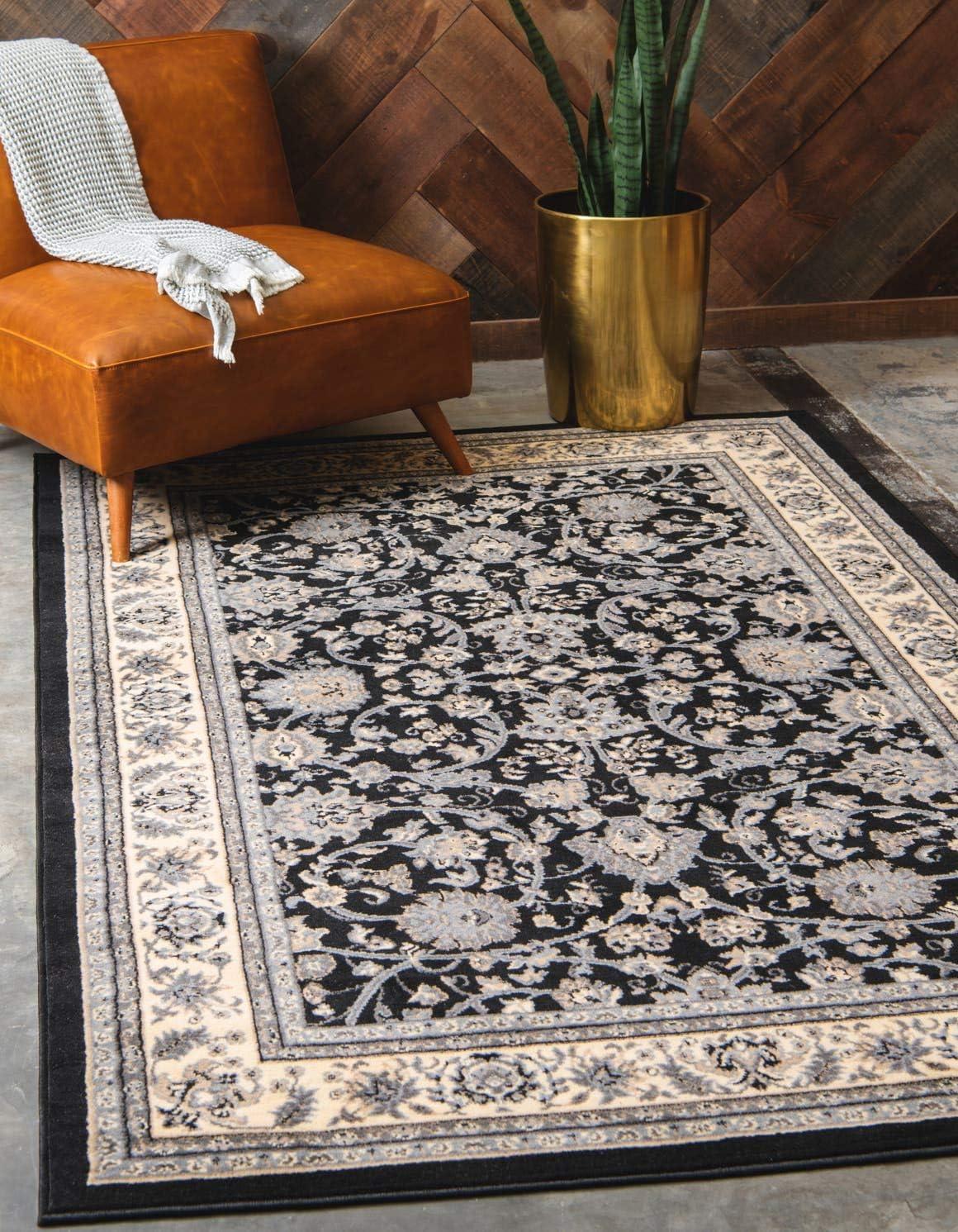 Unique Loom 7' 0 x 10' 0 Sialk Hill Washington Brown Area Rug