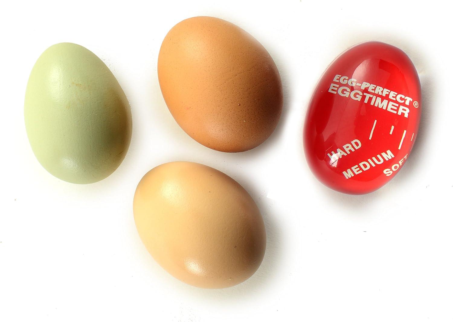 Red Heat-Sensitive Egg Timer for Perfect Boiled Eggs