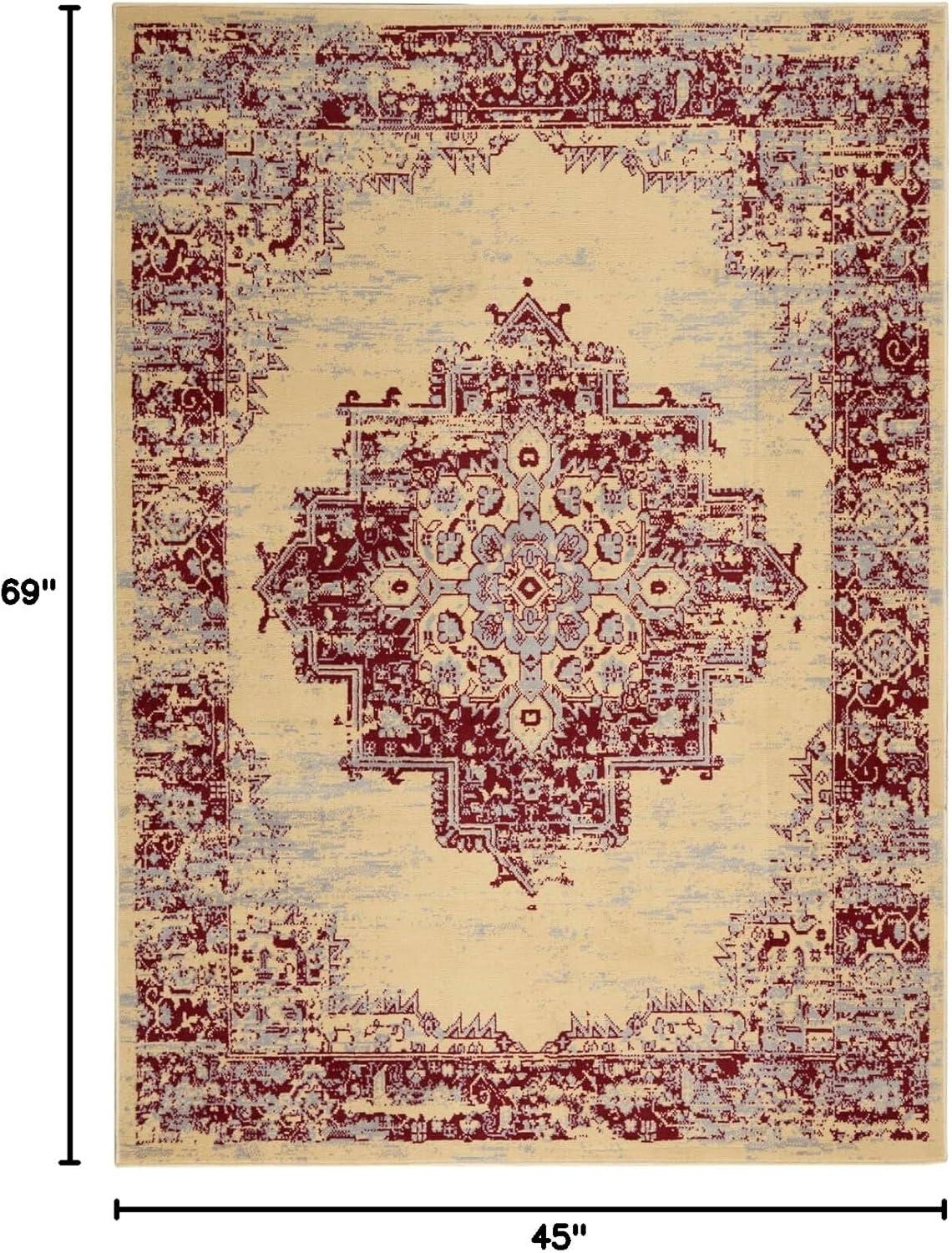 Nourison Grafix Center Medallion Area Rug