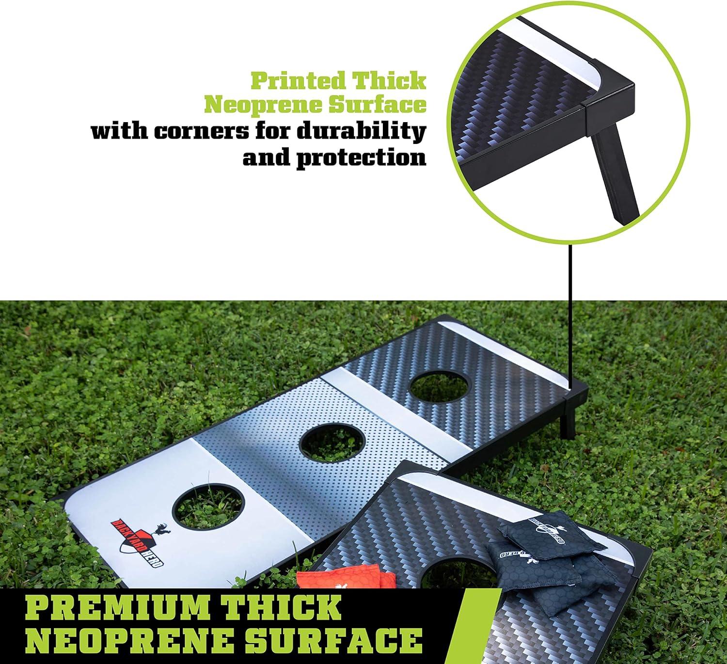 Backyard Hero Backyard Hero 48" Tailgate Combo Bean Bag Toss and Washer Toss Games