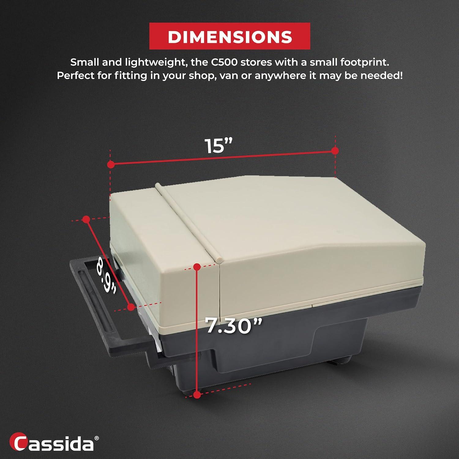Cassida C500 Coin Counter/Sorter with a 2000 Coins Per Minute | Large Hopper Capacity with 4000 coins