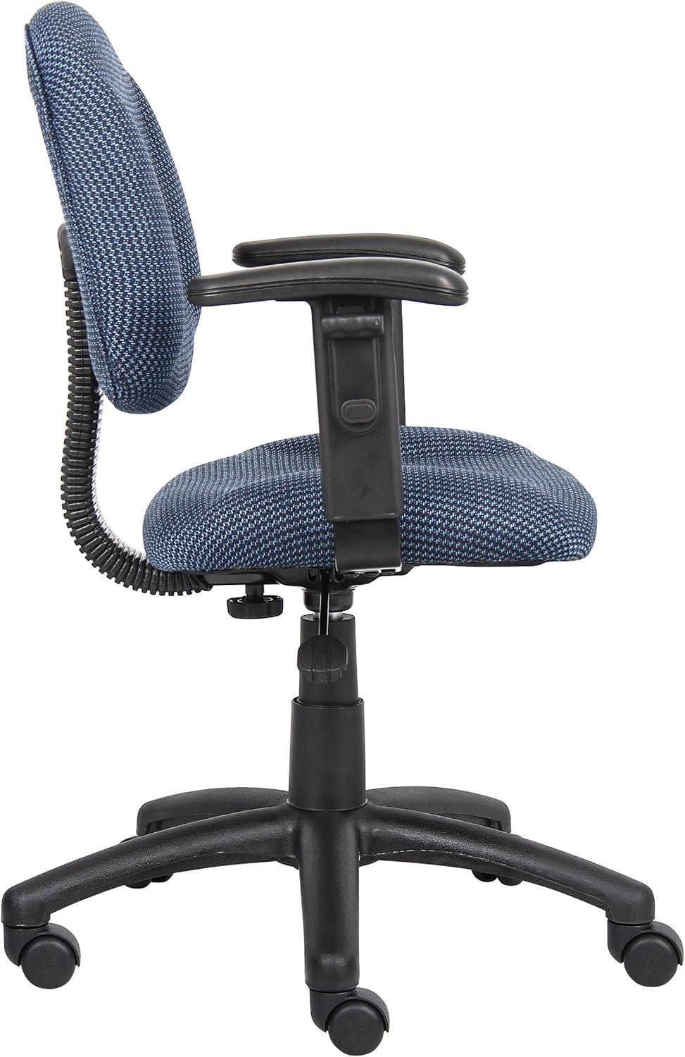 Deluxe Posture Chair with Adjustable Arms - Boss Office Products