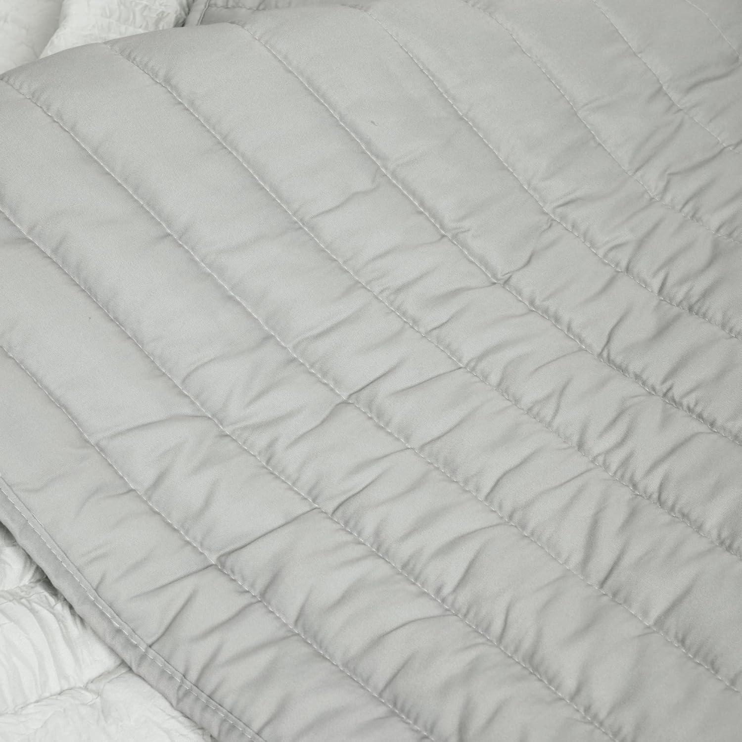 Lush Decor Crinkle Ombre Microfiber Quilt Set
