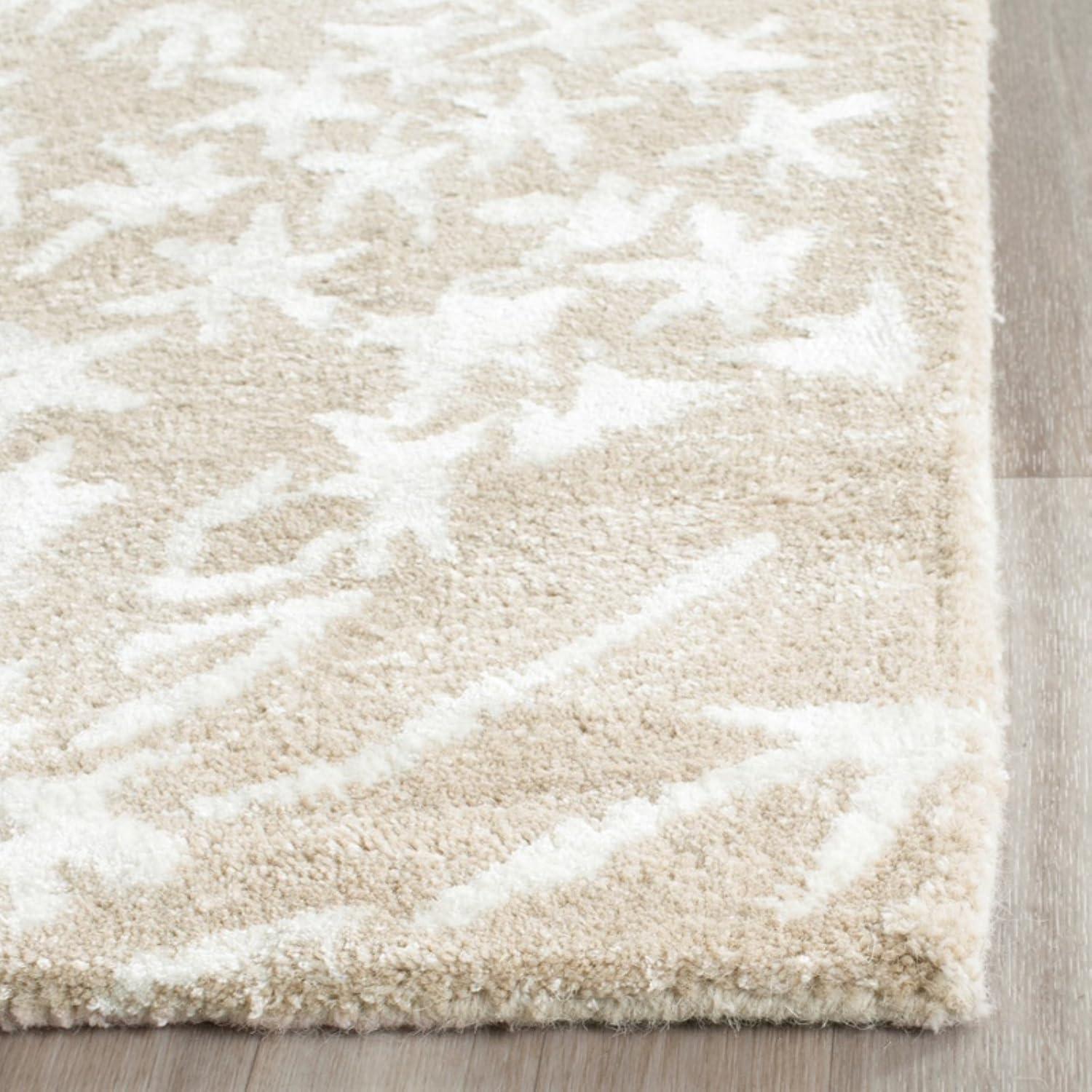Bella BEL131 Hand Tufted Area Rug - Sand/Ivory - 8'x10' - Safavieh.
