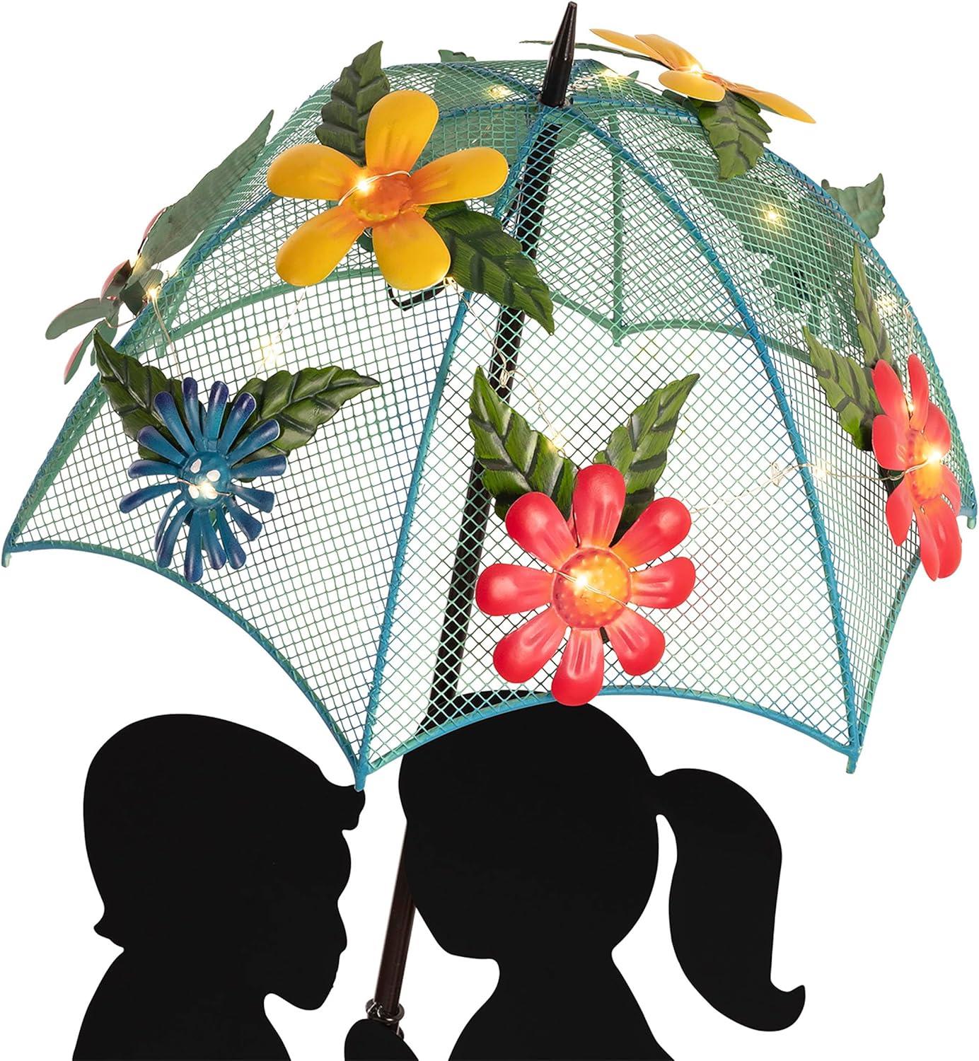 Winston Porter Gertrude Solar Girl and Boy Silhouette Garden Stake & Reviews | Wayfair