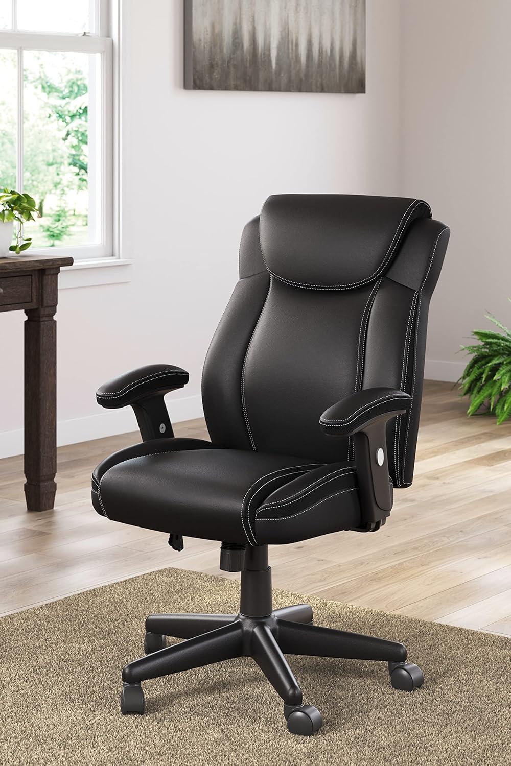 Signature Design by Ashley Casual Corbindale Home Office Chair  Black