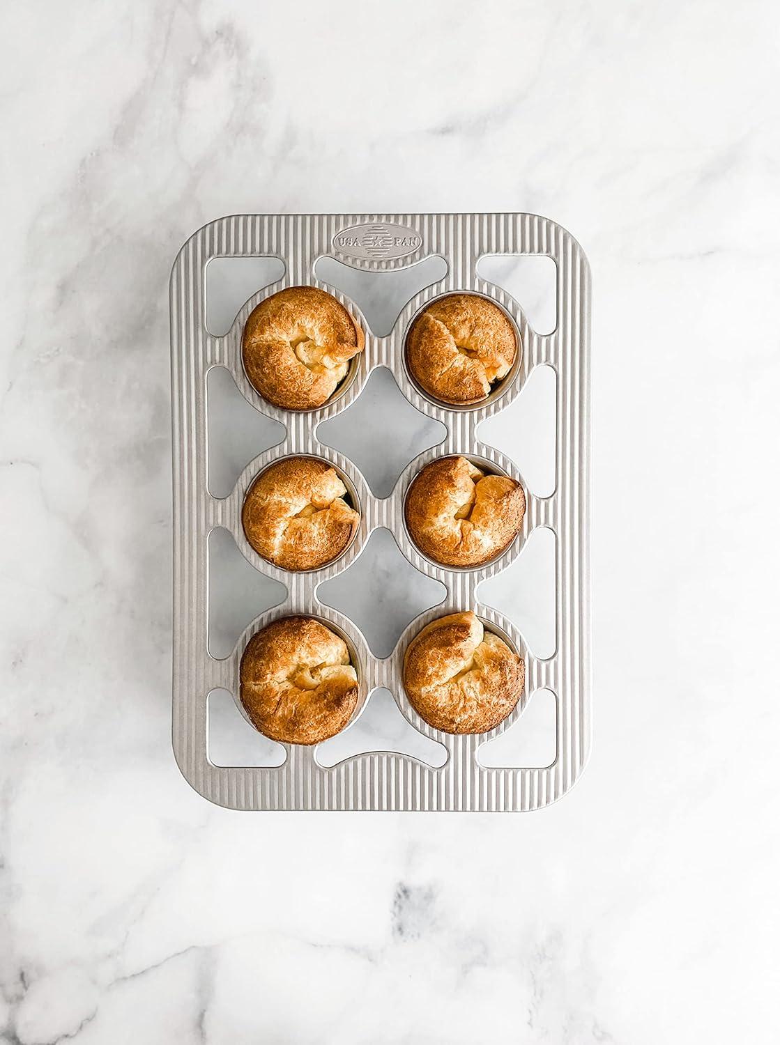 Nonstick Aluminized Steel 6-Well Popover Pan