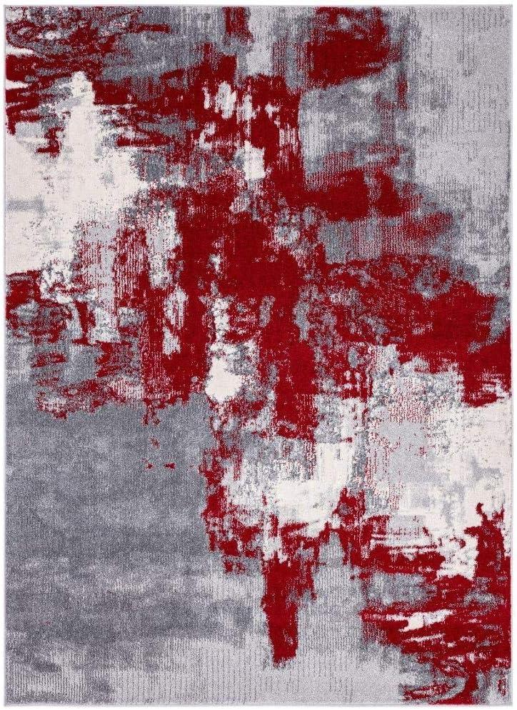 Luxe Weavers Abstract Distressed Area Rug