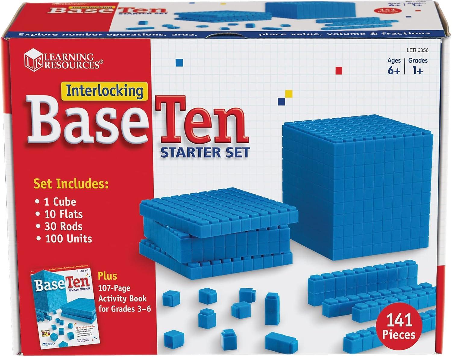 Learning Resources Interlocking Base Ten Starter Set