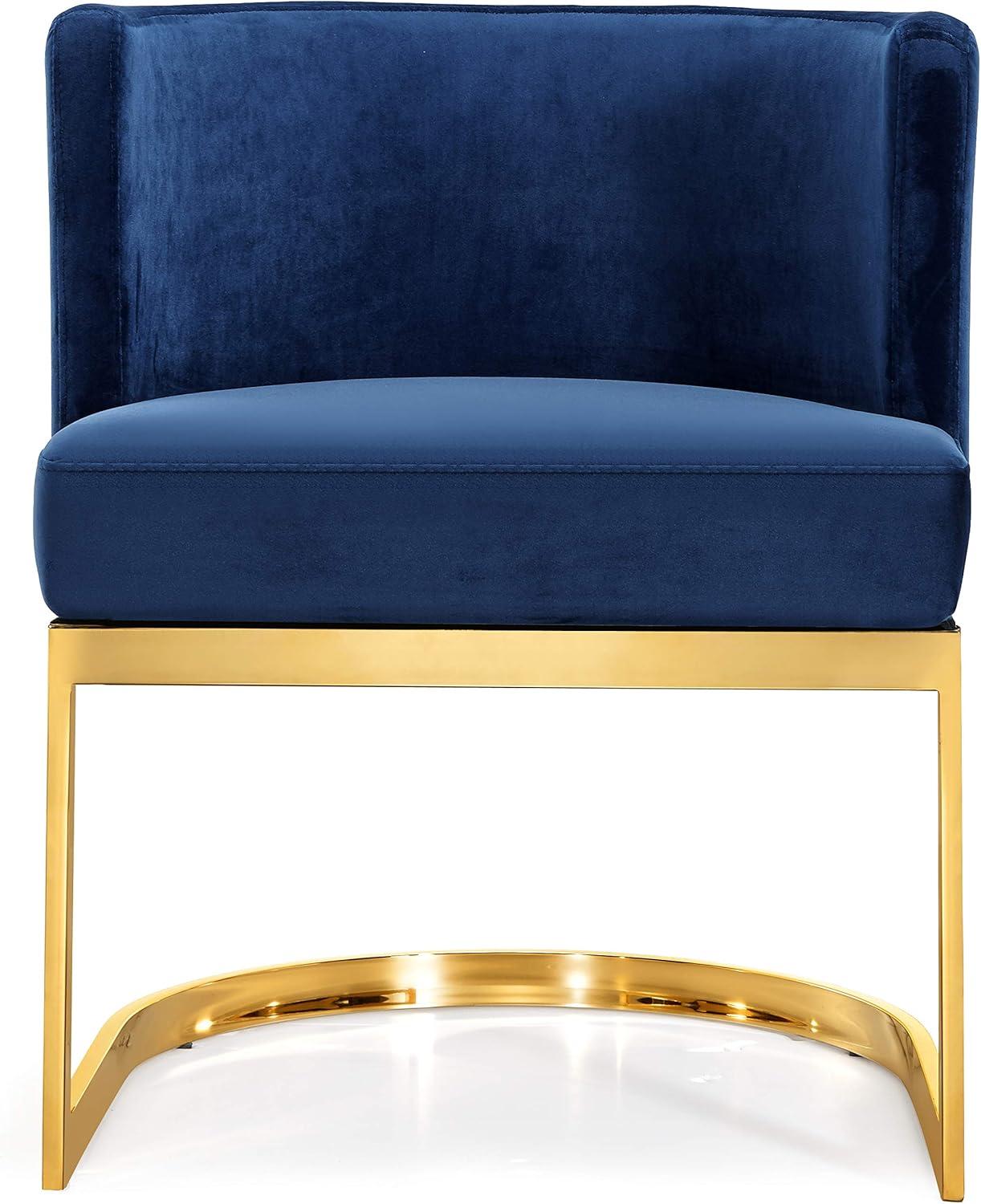 Meridian Furniture Gianna Navy Velvet Dining Chair