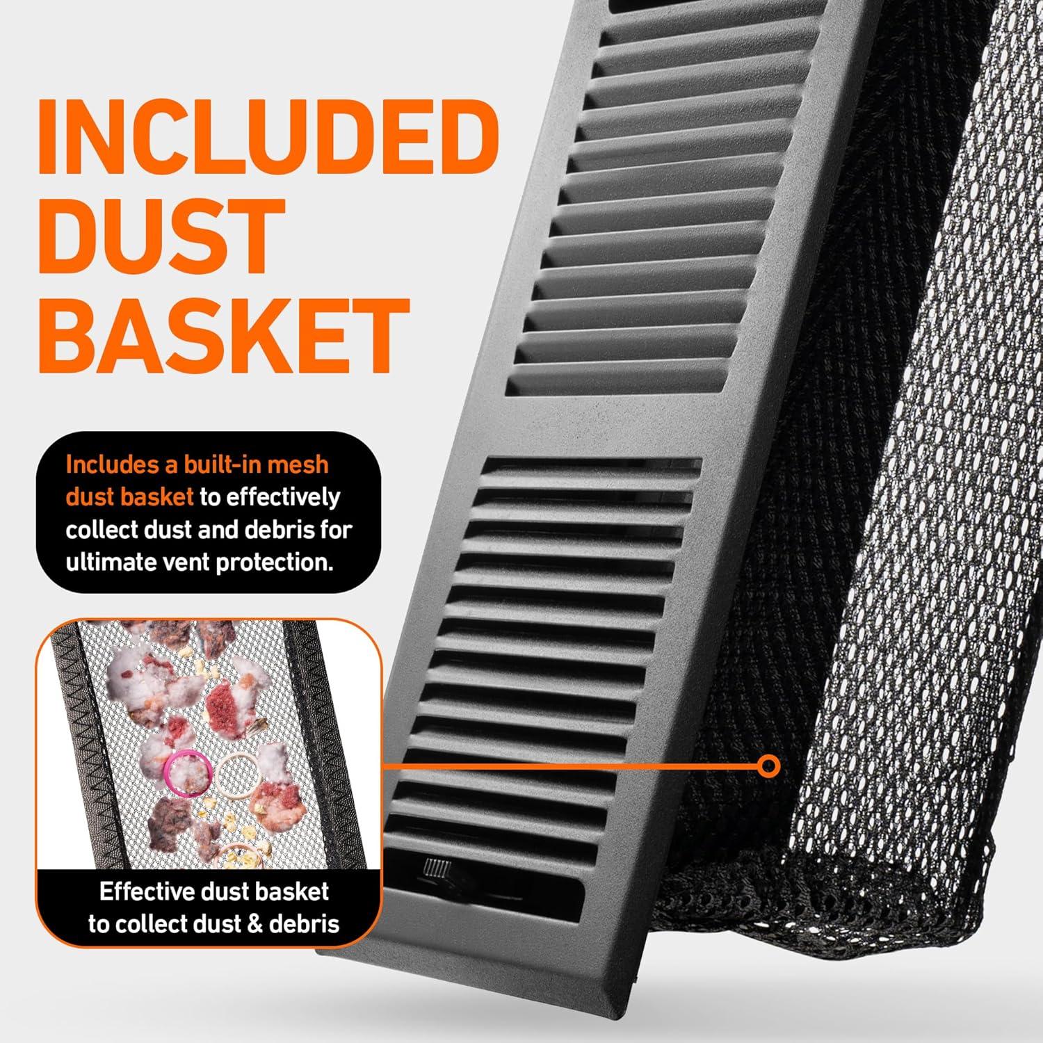 Home Intuition Contemporary Floor Vent Cover Register With Mesh Net