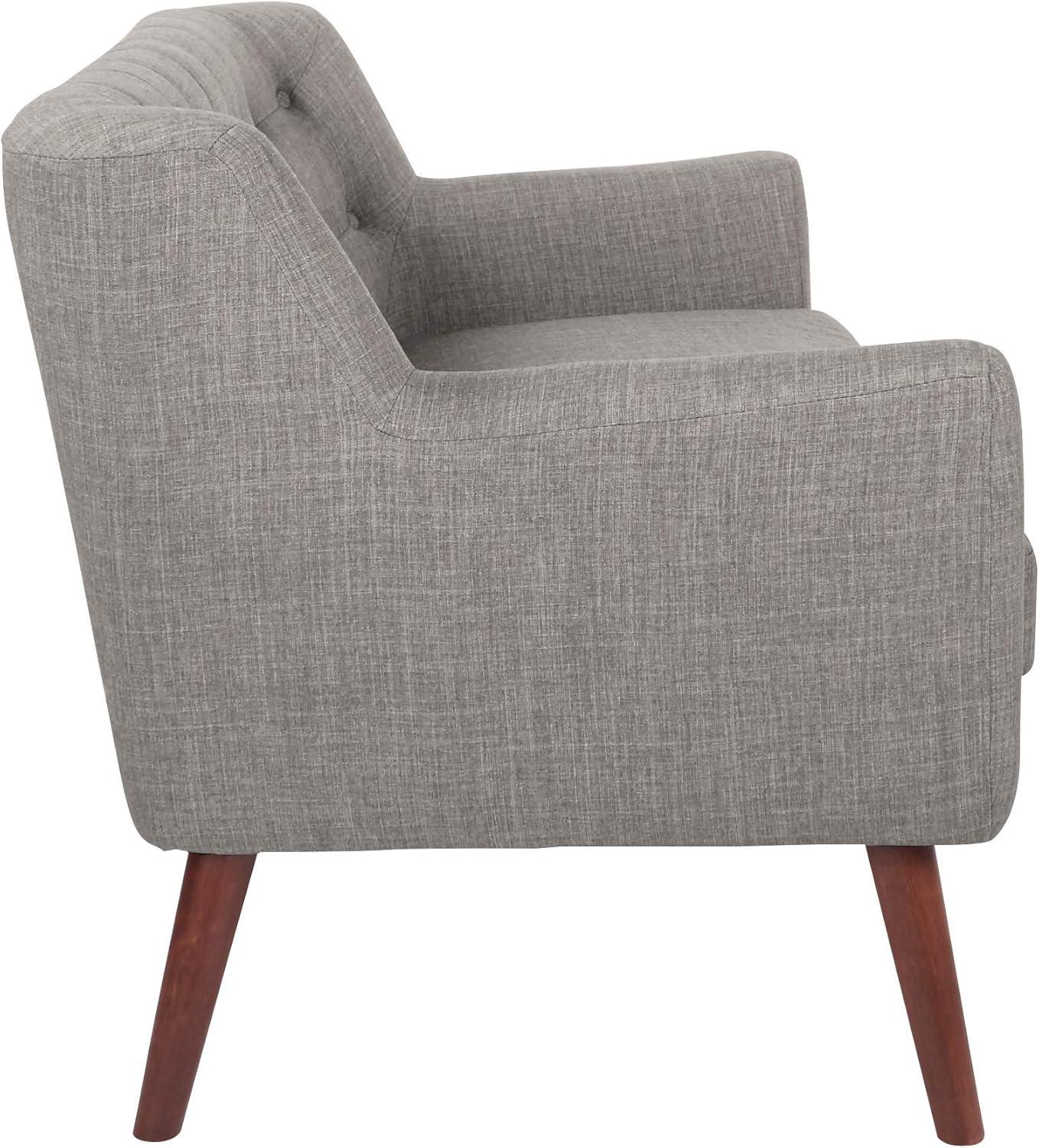 Mill Lane Loveseat with Coffee Legs Gray - OSP Home Furnishings