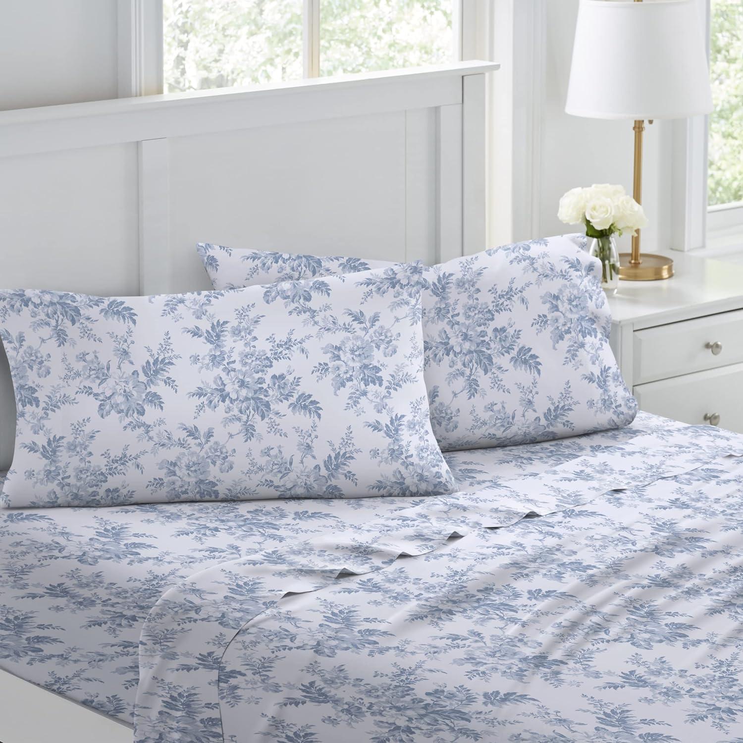 Laura Ashley Laura Ashley Cotton Flannel Cozy Sheet Sets