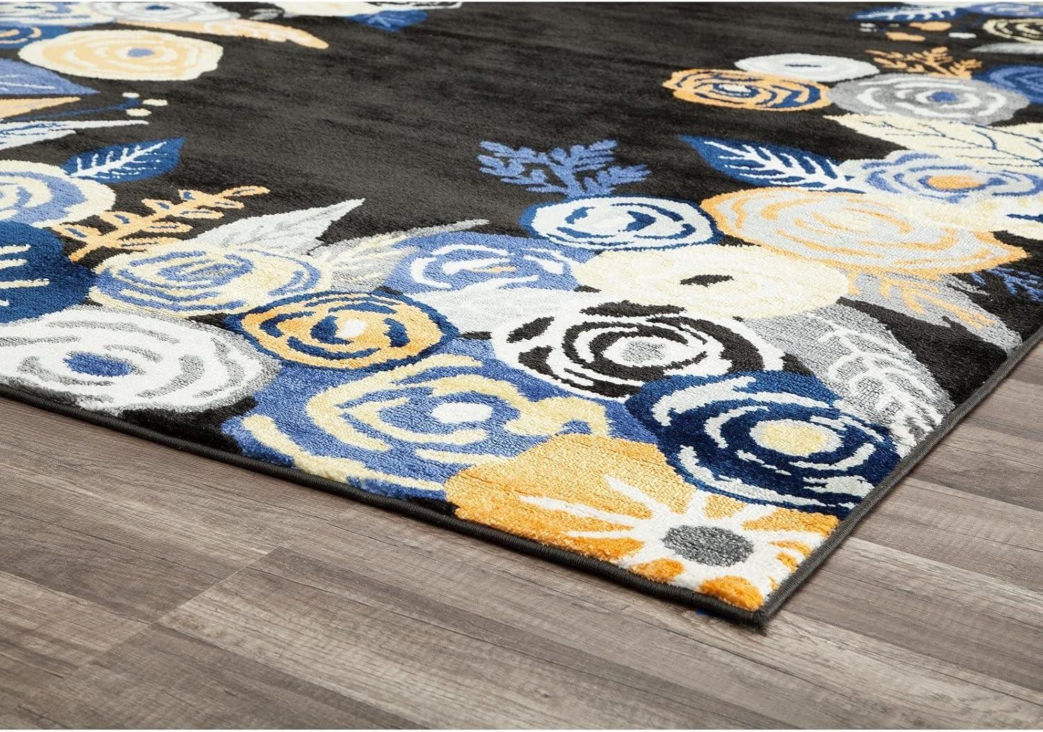 Rugs America Hanna Floral Transitional Area Rug