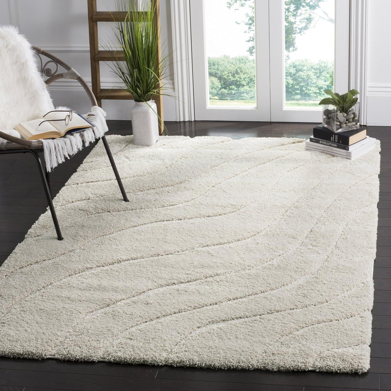 Florida Shag SG472 Power Loomed Rugs - Safavieh