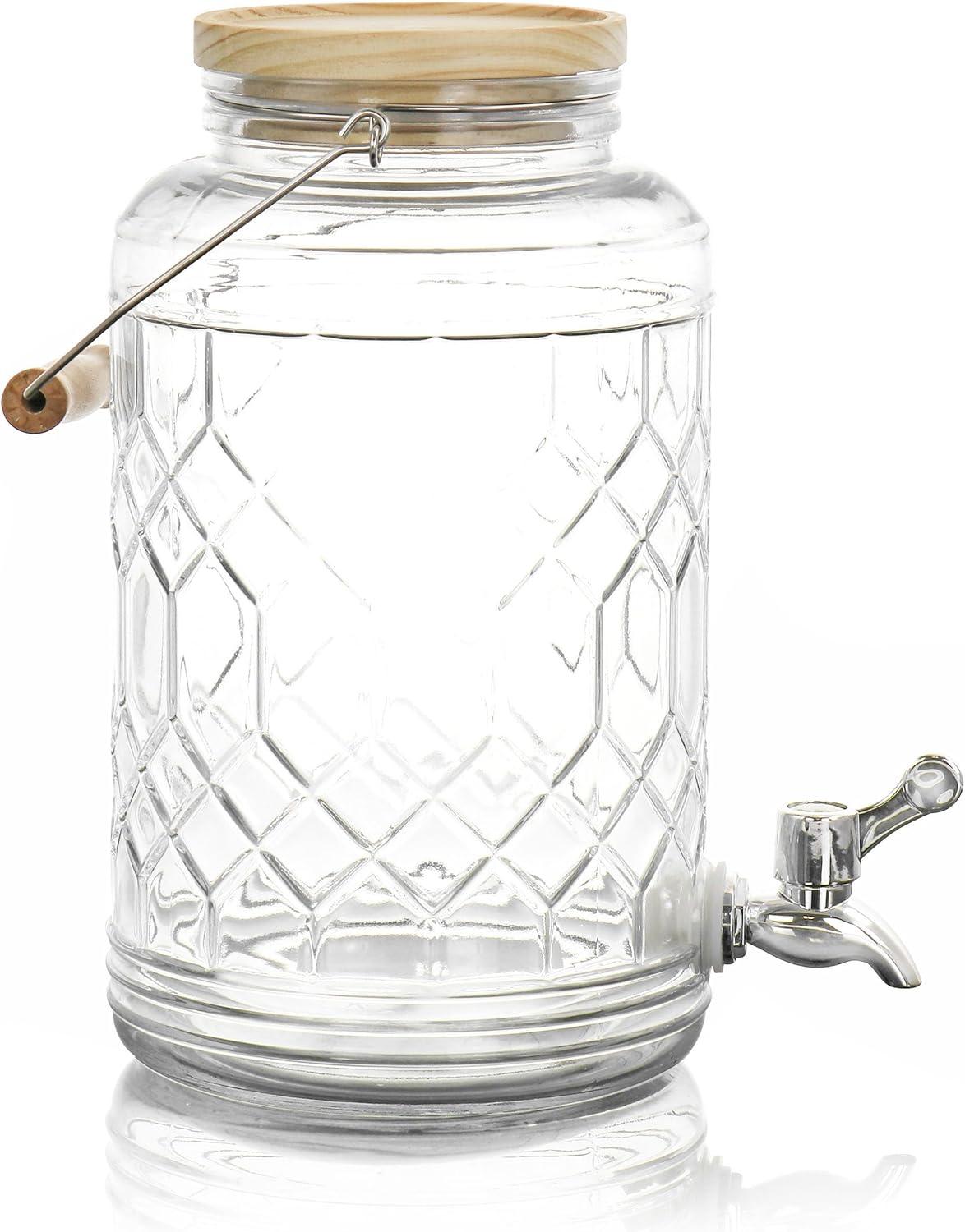 Gibson 0.95 gal Clear Beverage Dispenser Glass