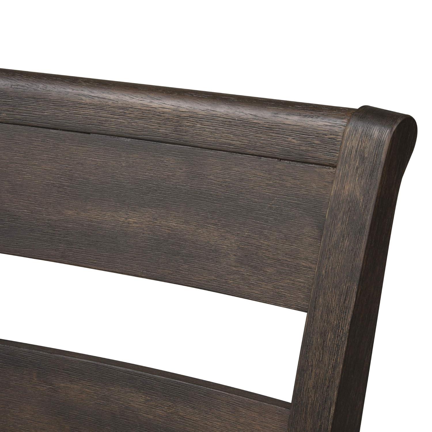 Silla Lateral con Respaldo Salpicado Marrón Oscuro de Puente Doble (RTA), Juego de 2