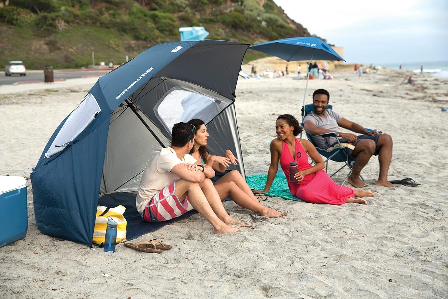 Versa-Brella XL Red Portable Sun Shade Umbrella