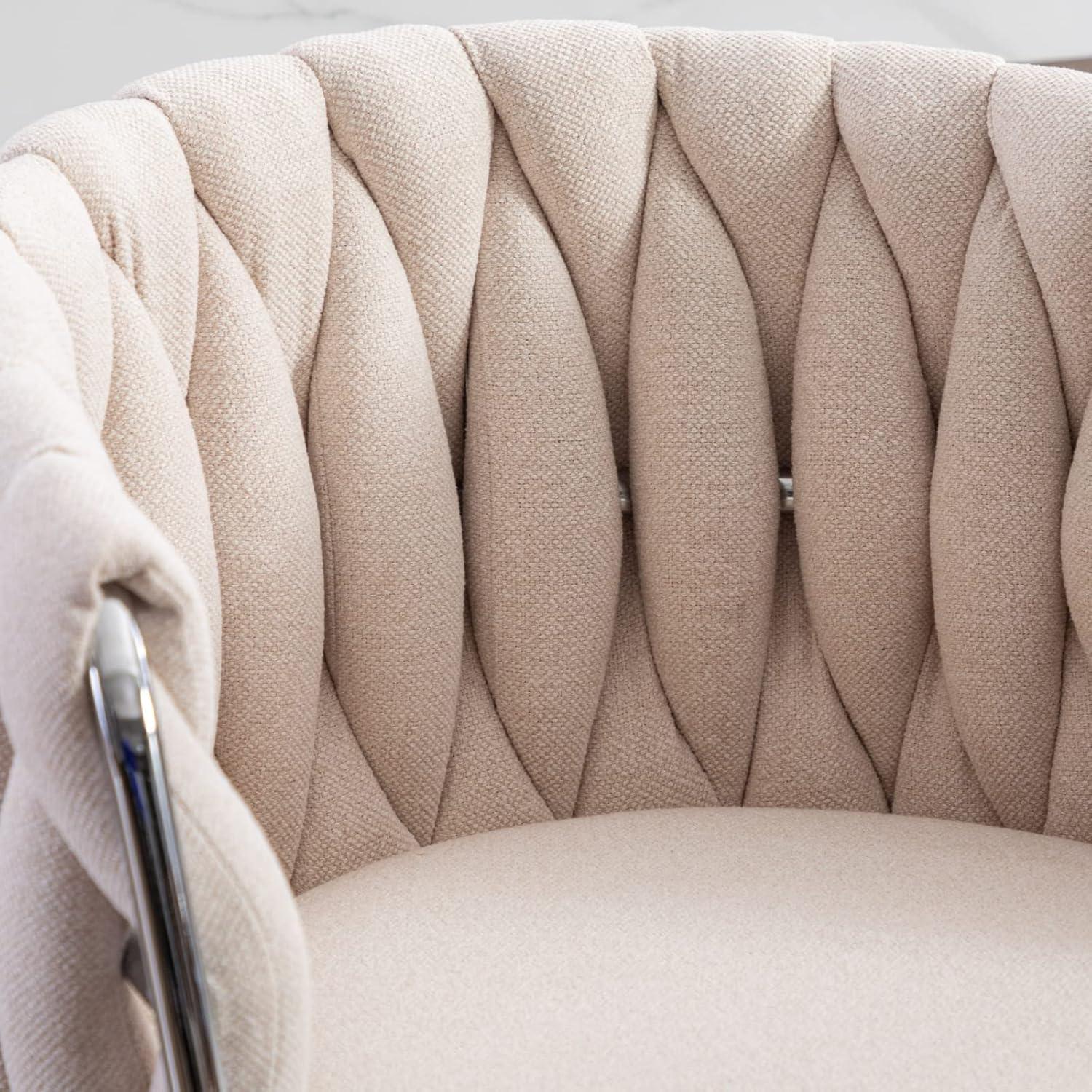 Velvet Bar Stools Set of 2, Counter Height Barstools with Low Back, Swivel Bar Stool for Kitchen Island, Pub (Black)