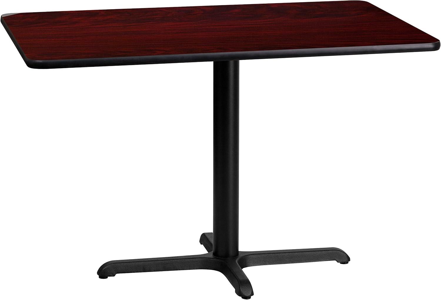 Carrus Laminate Pedestal Dining Table