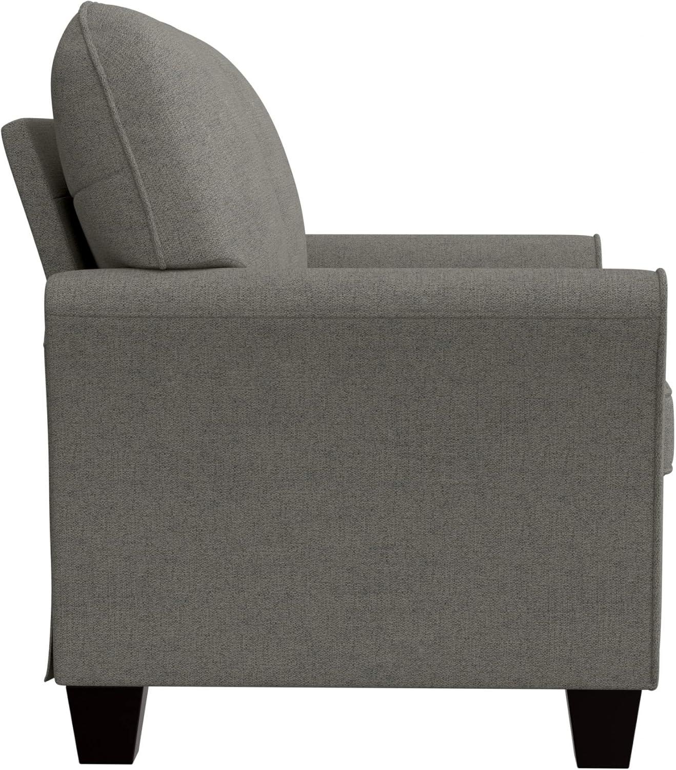 Hillsdale Furniture Lorena Upholstered Loveseat, Gray